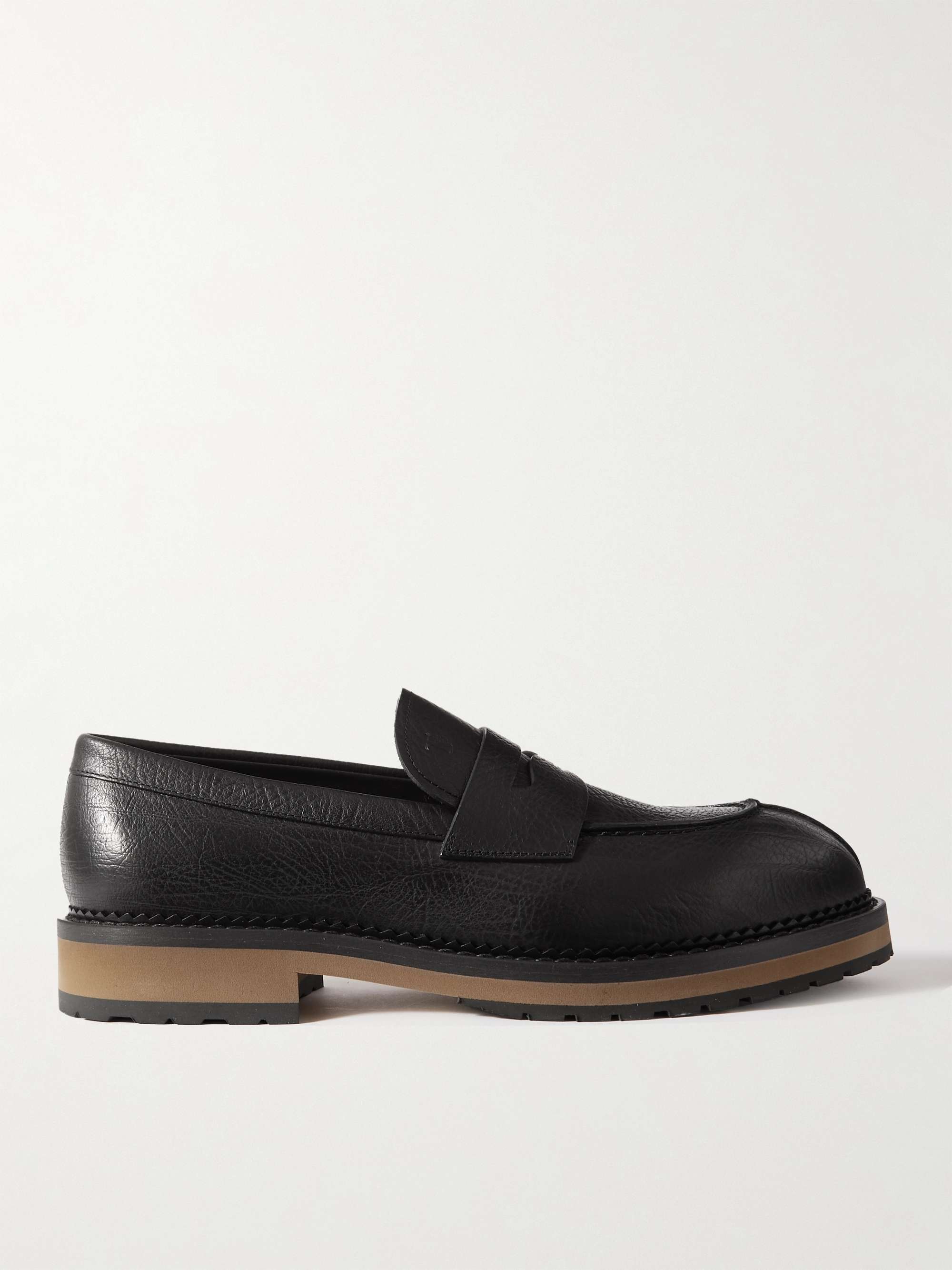 TOD'S Full-Grain Leather Penny Loafers
