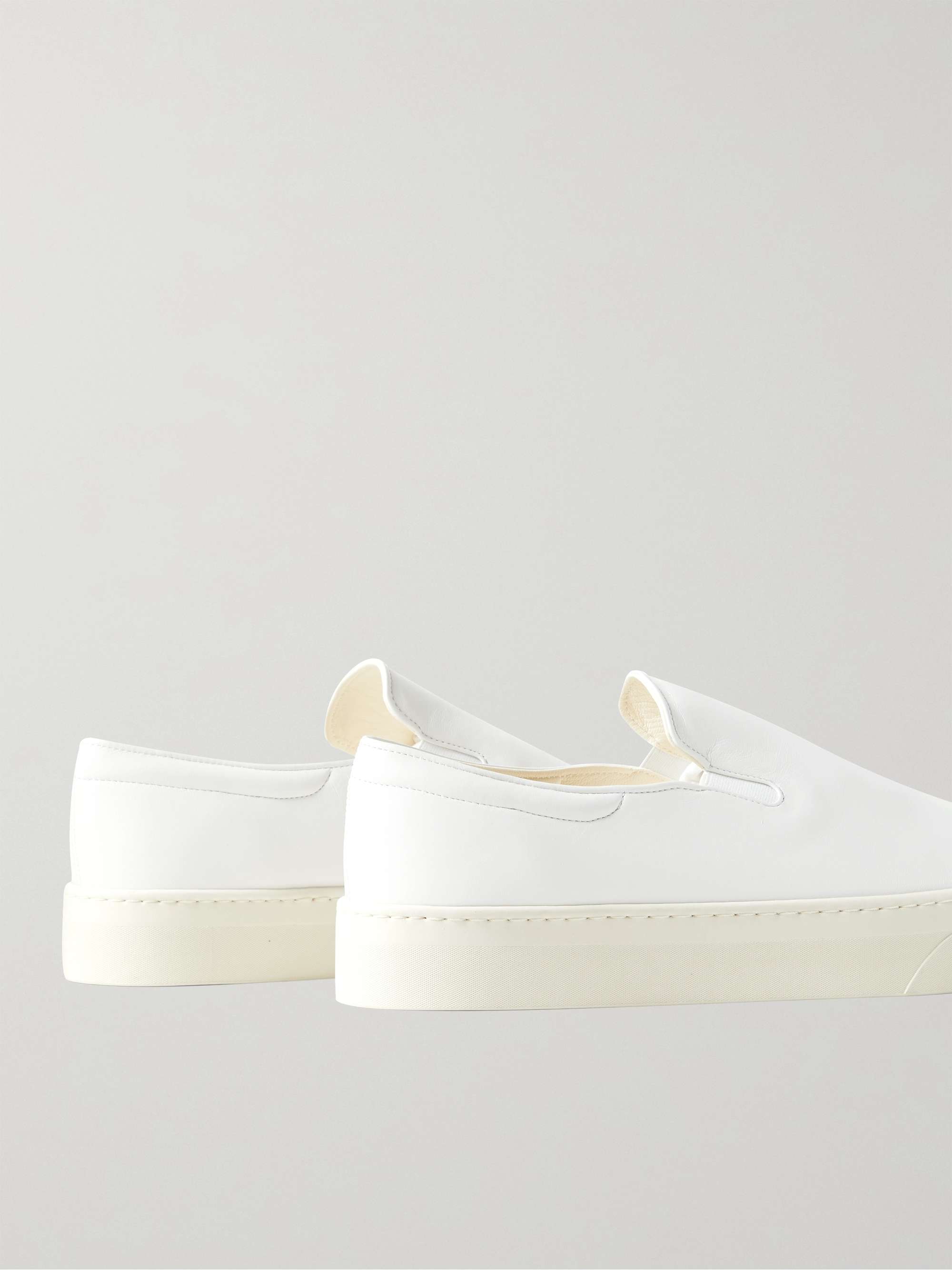 THE ROW Dean Suede Slip-On Sneakers