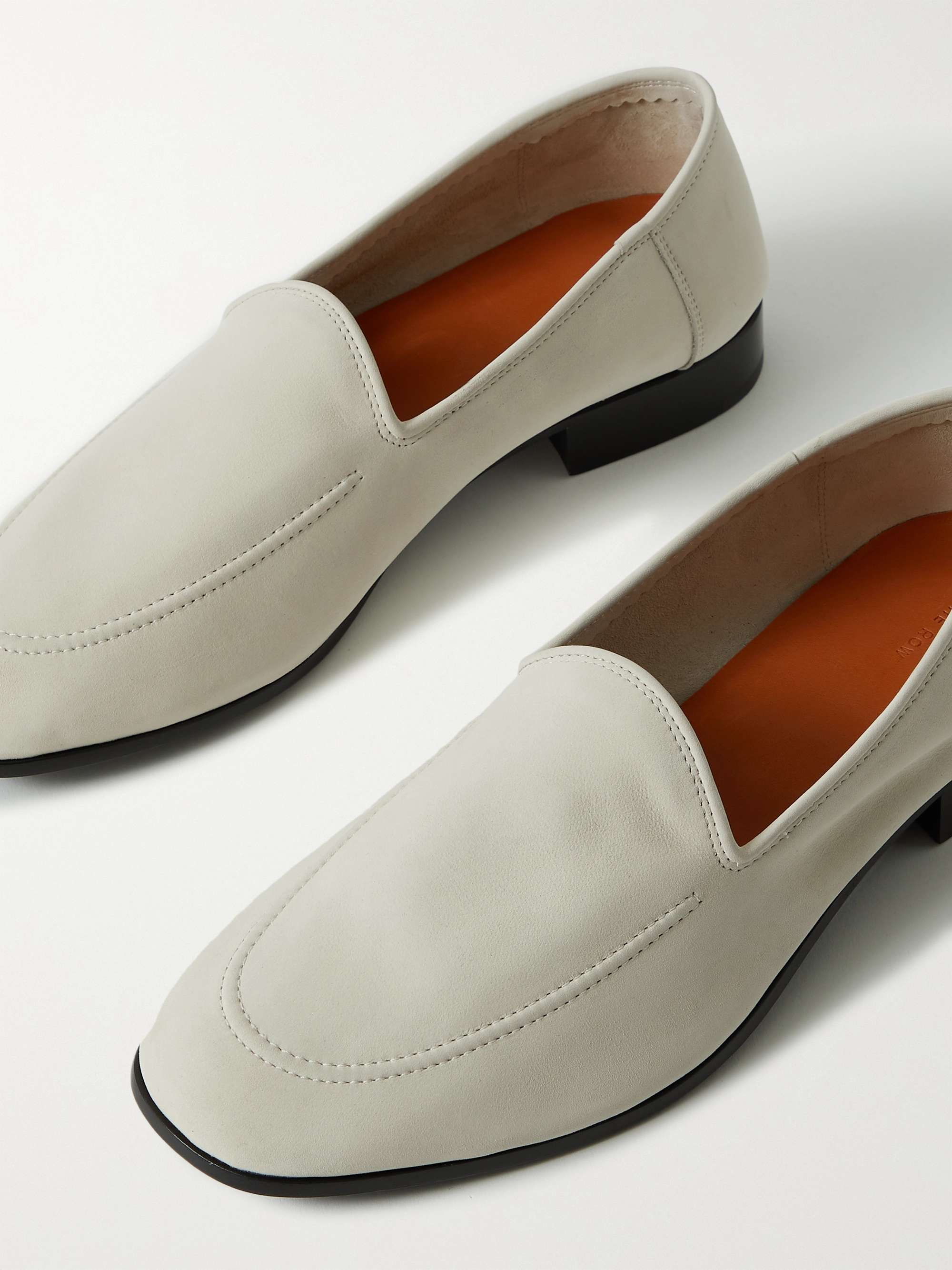 THE ROW Nubuck Loafers