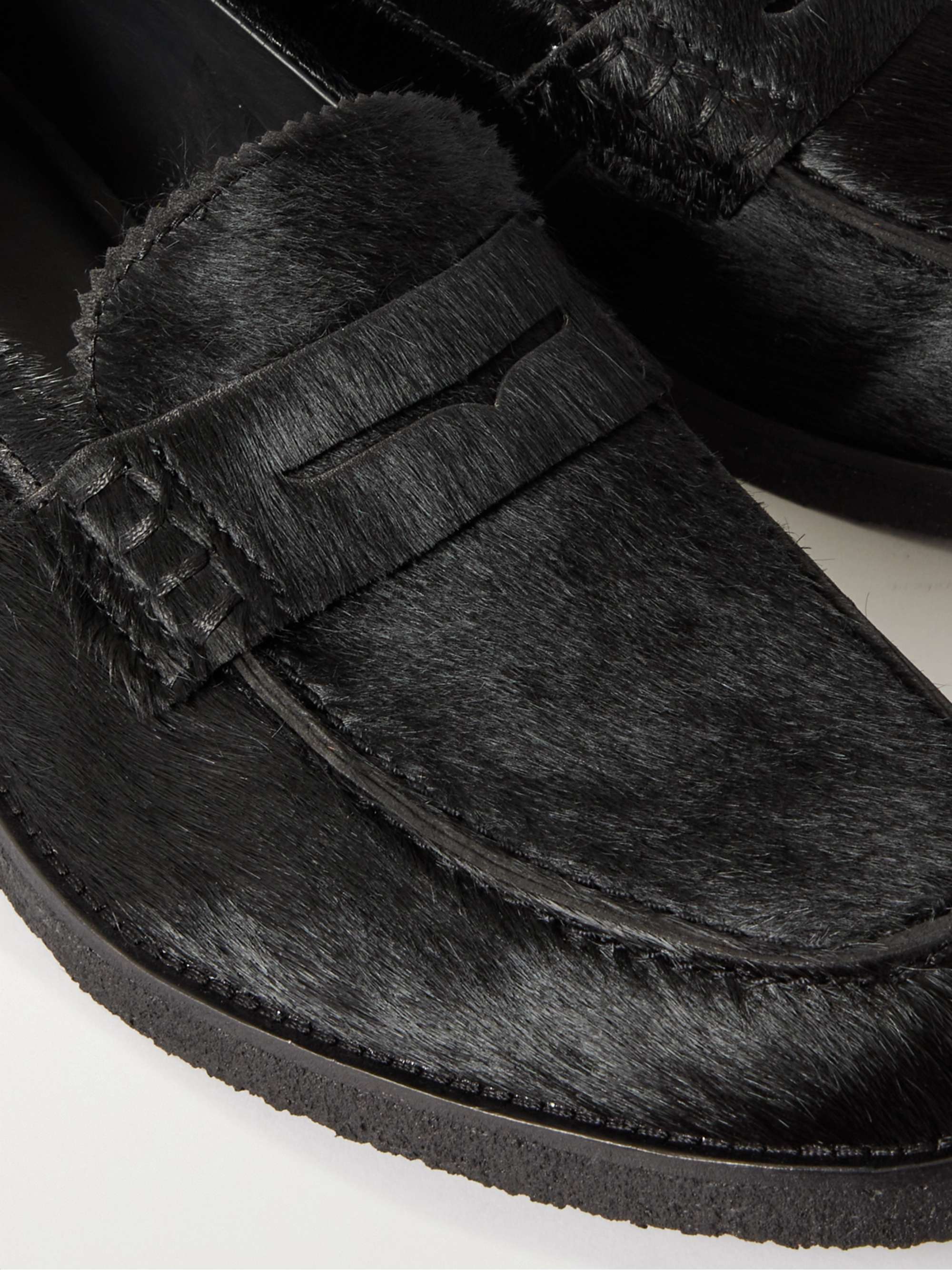 VINNY'S Paname Full-Grain Leather Penny Loafers