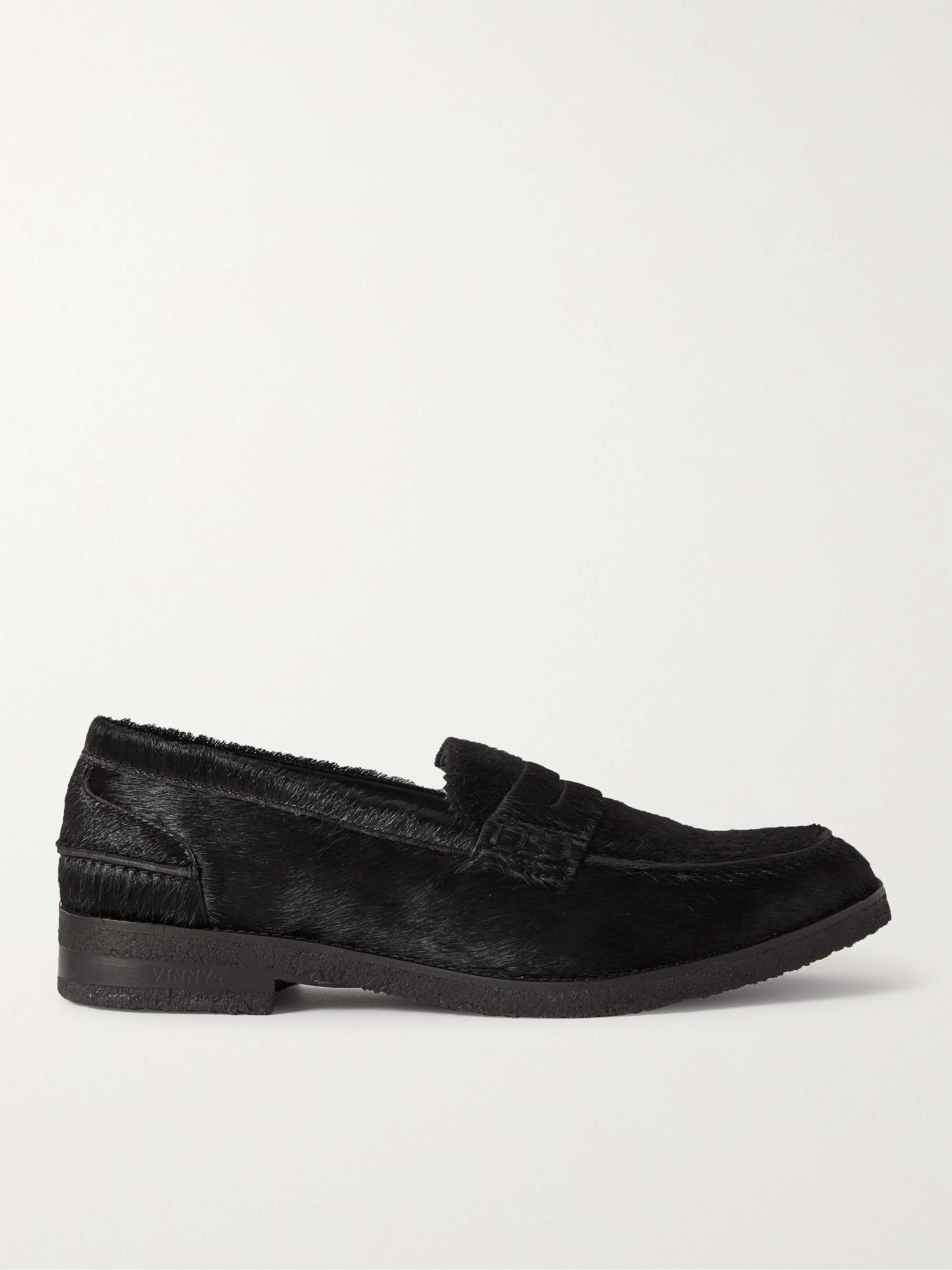 VINNY'S Paname Full-Grain Leather Penny Loafers