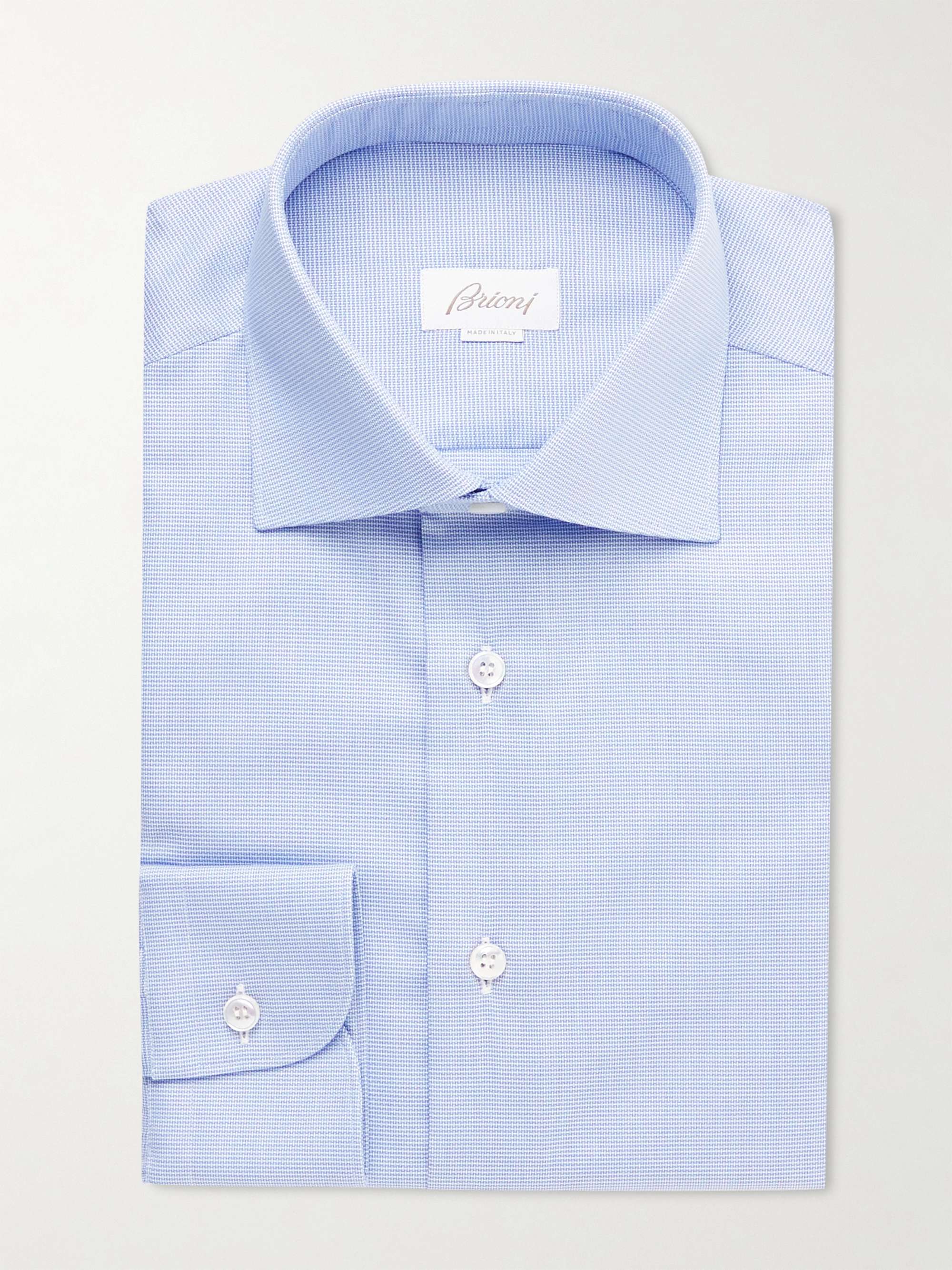 BRIONI Textured-Cotton Shirt