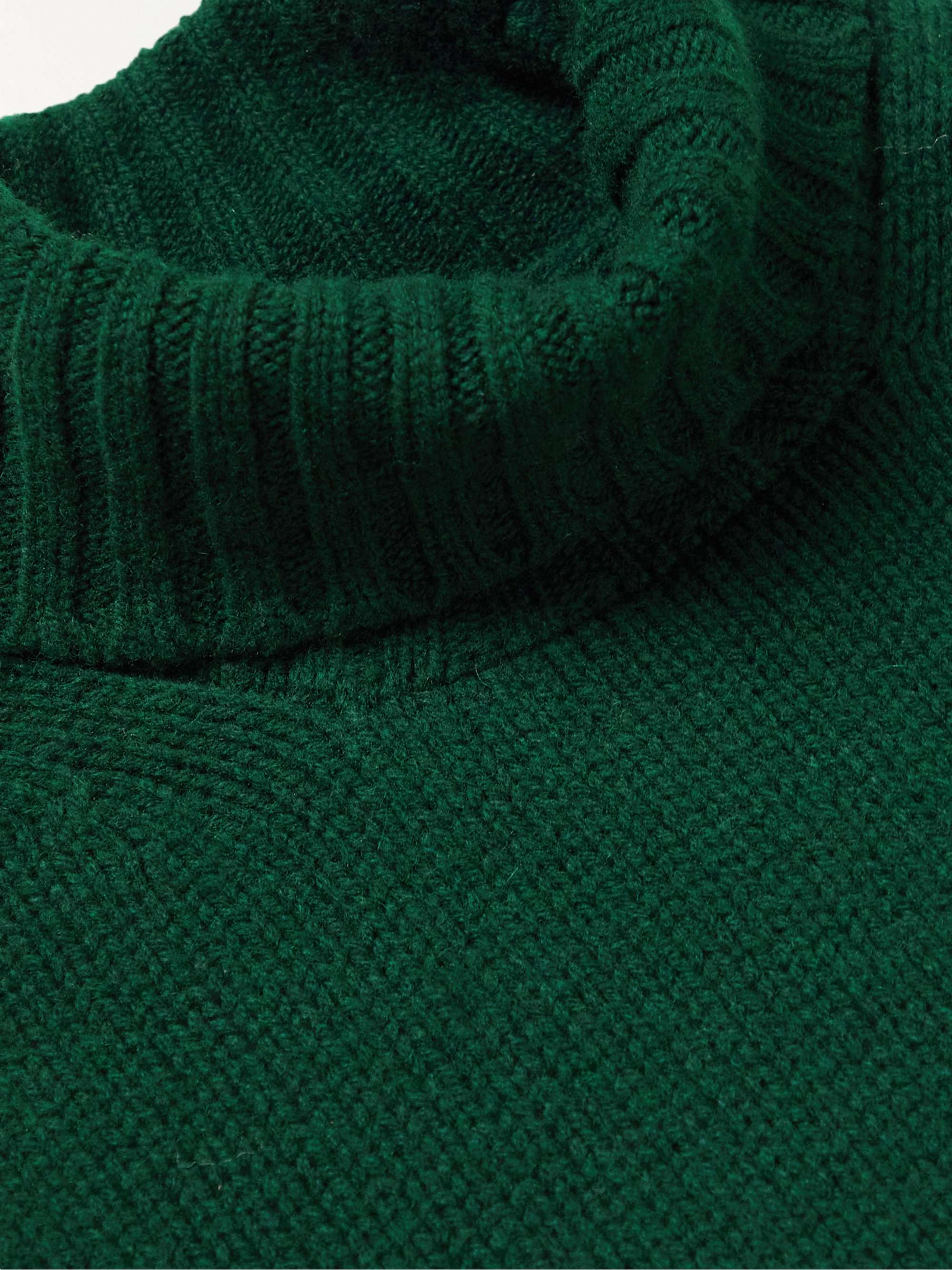 DRAKE'S Wool Rollneck Sweater