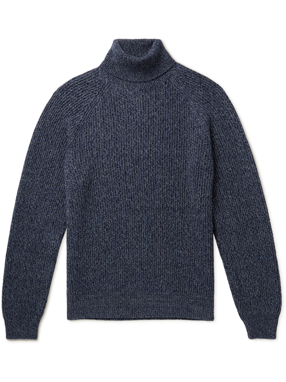 Mélange Cashmere Rollneck Sweater