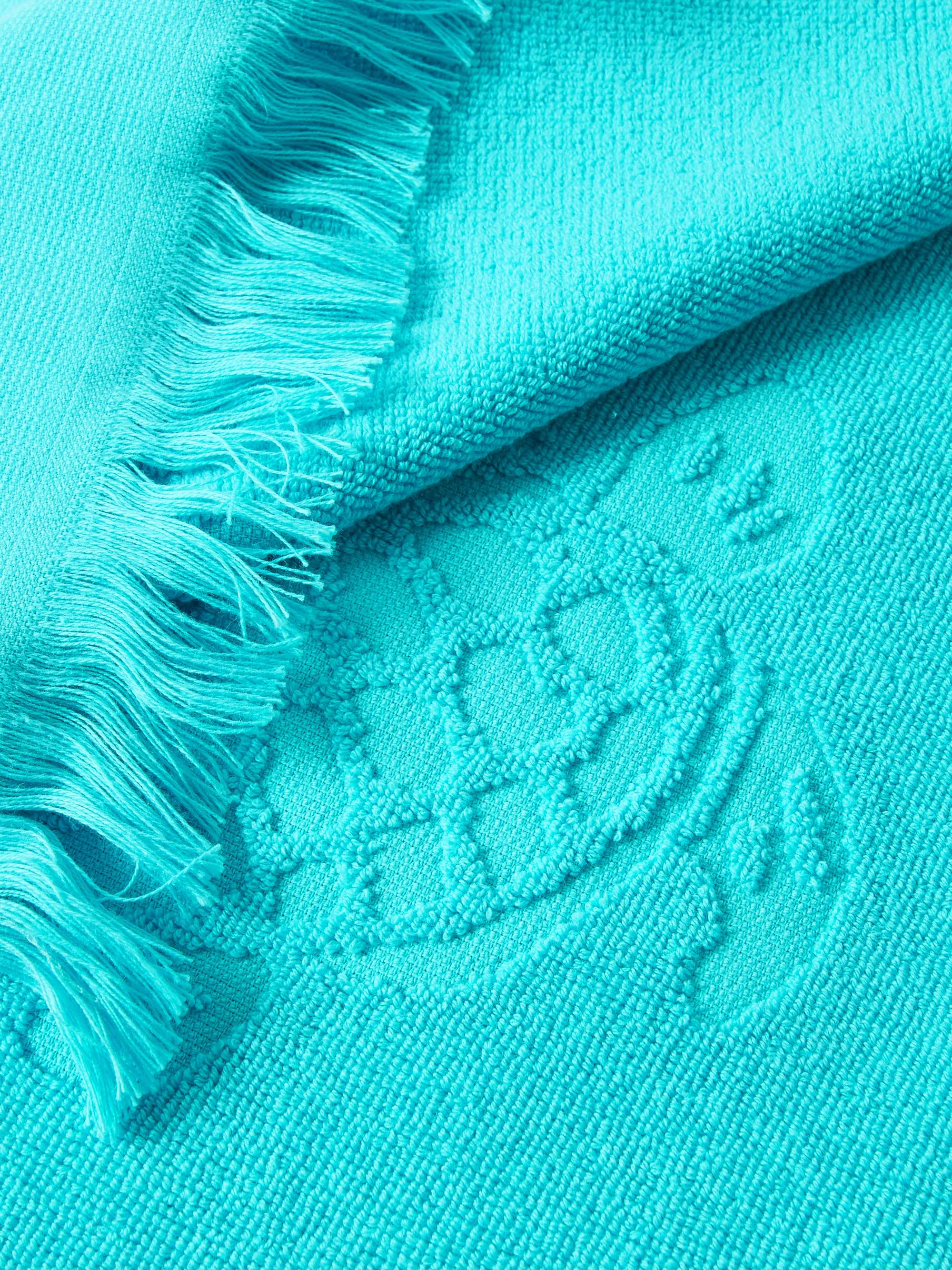 VILEBREQUIN Santah Logo-Jacquard Cotton-Terry Towel