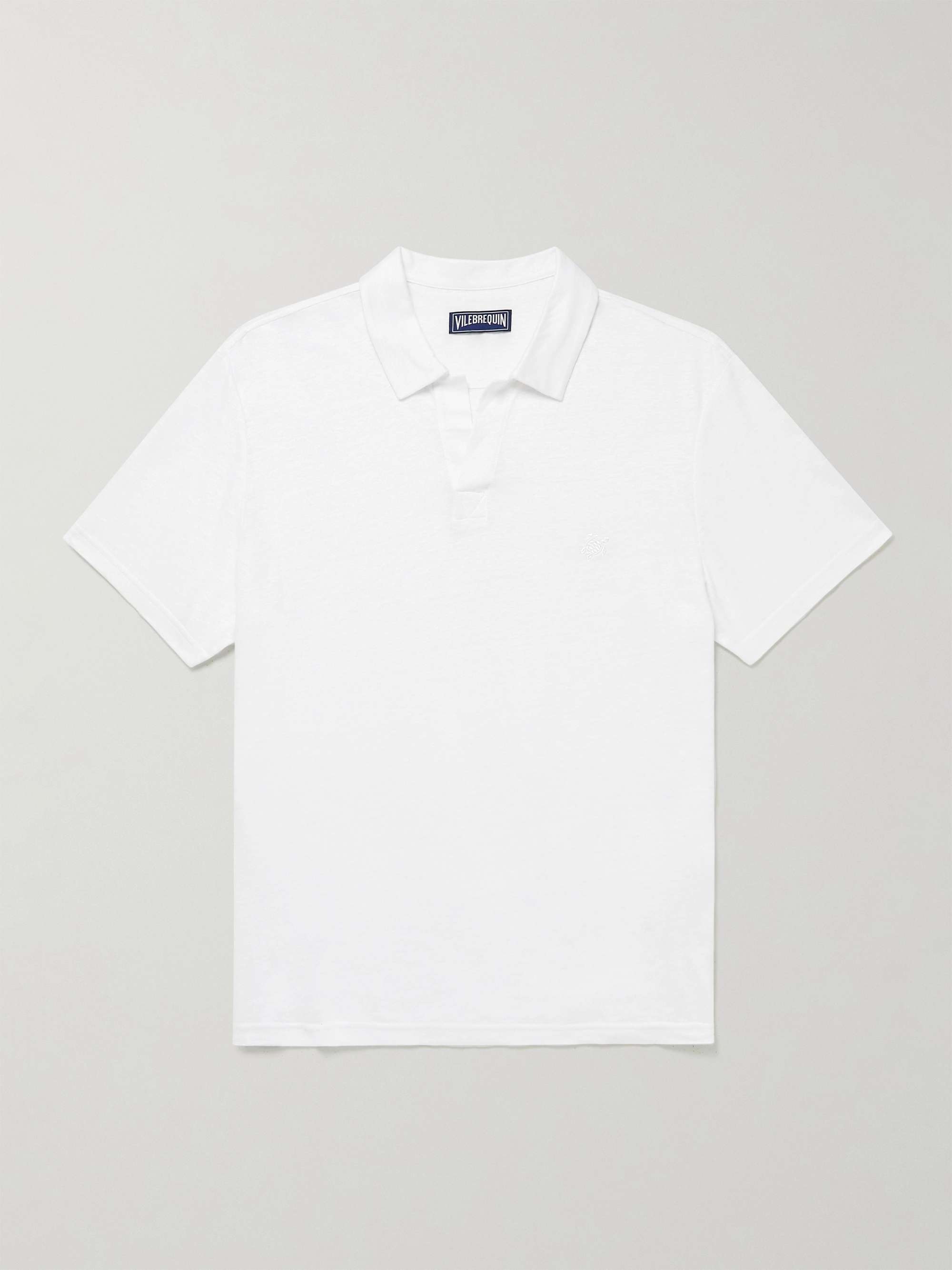 VILEBREQUIN Pyramid Linen-Jersey Polo Shirt