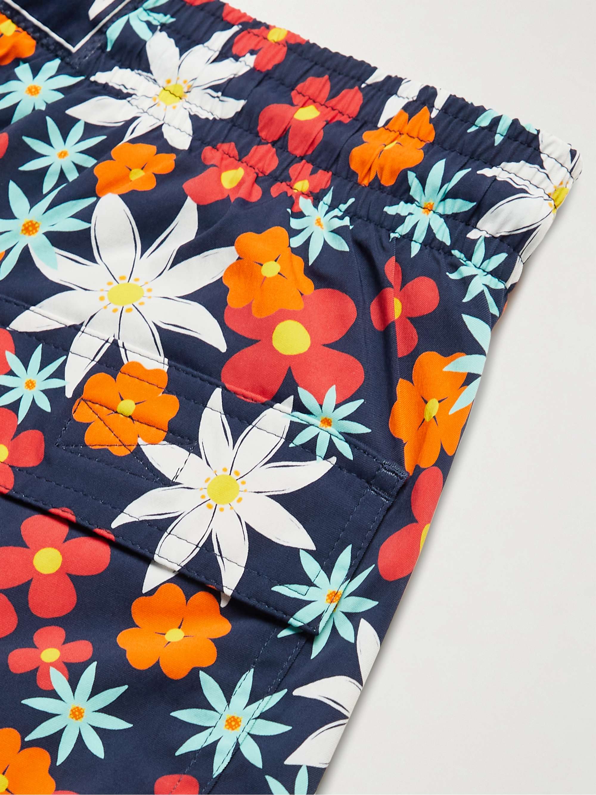 VILEBREQUIN Moorise Mid-Length Floral-Print Swim Shorts
