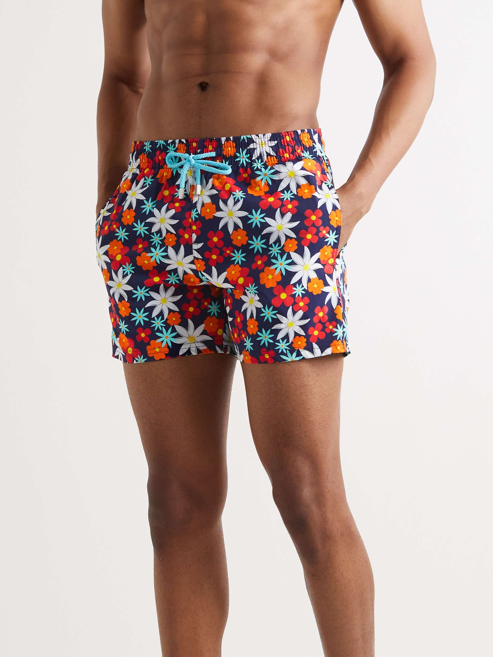 VILEBREQUIN Moorise Mid-Length Floral-Print Swim Shorts