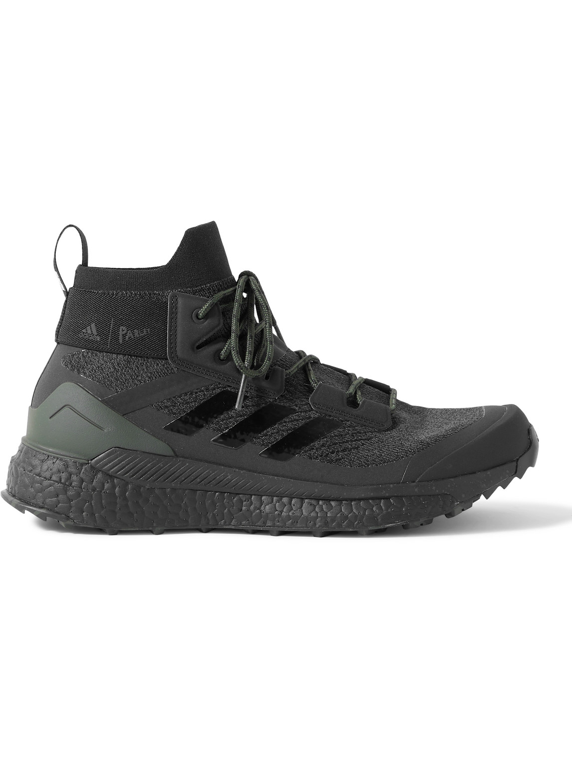 Adidas Consortium Parley Terrex Free Hiker Primeknit Sneakers In Black