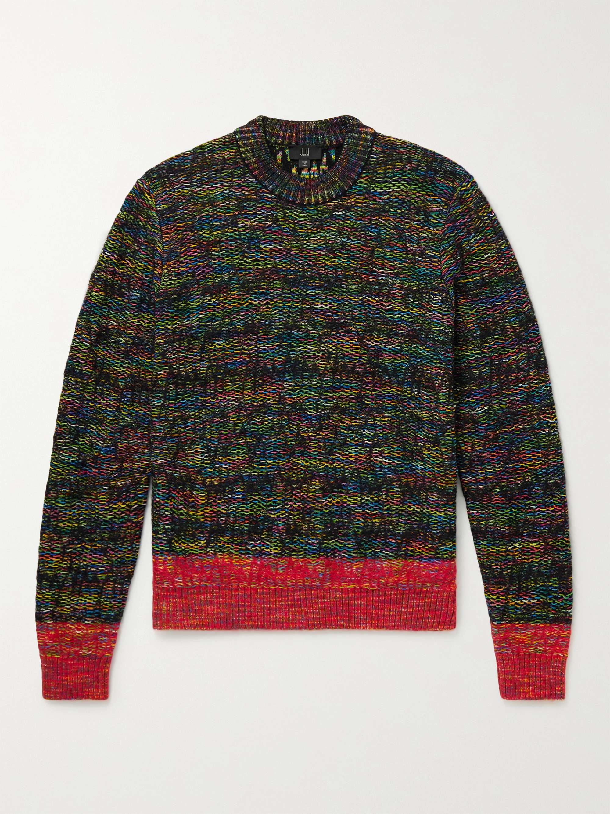 DUNHILL Space-Dyed Knitted Sweater