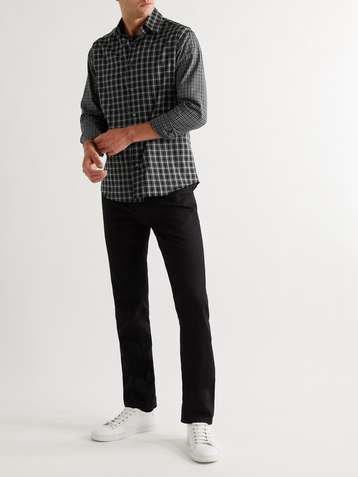 Check Design XXL harvey james Mens Striped/Checked Shirt & Trousers/Pants Pyjama Set