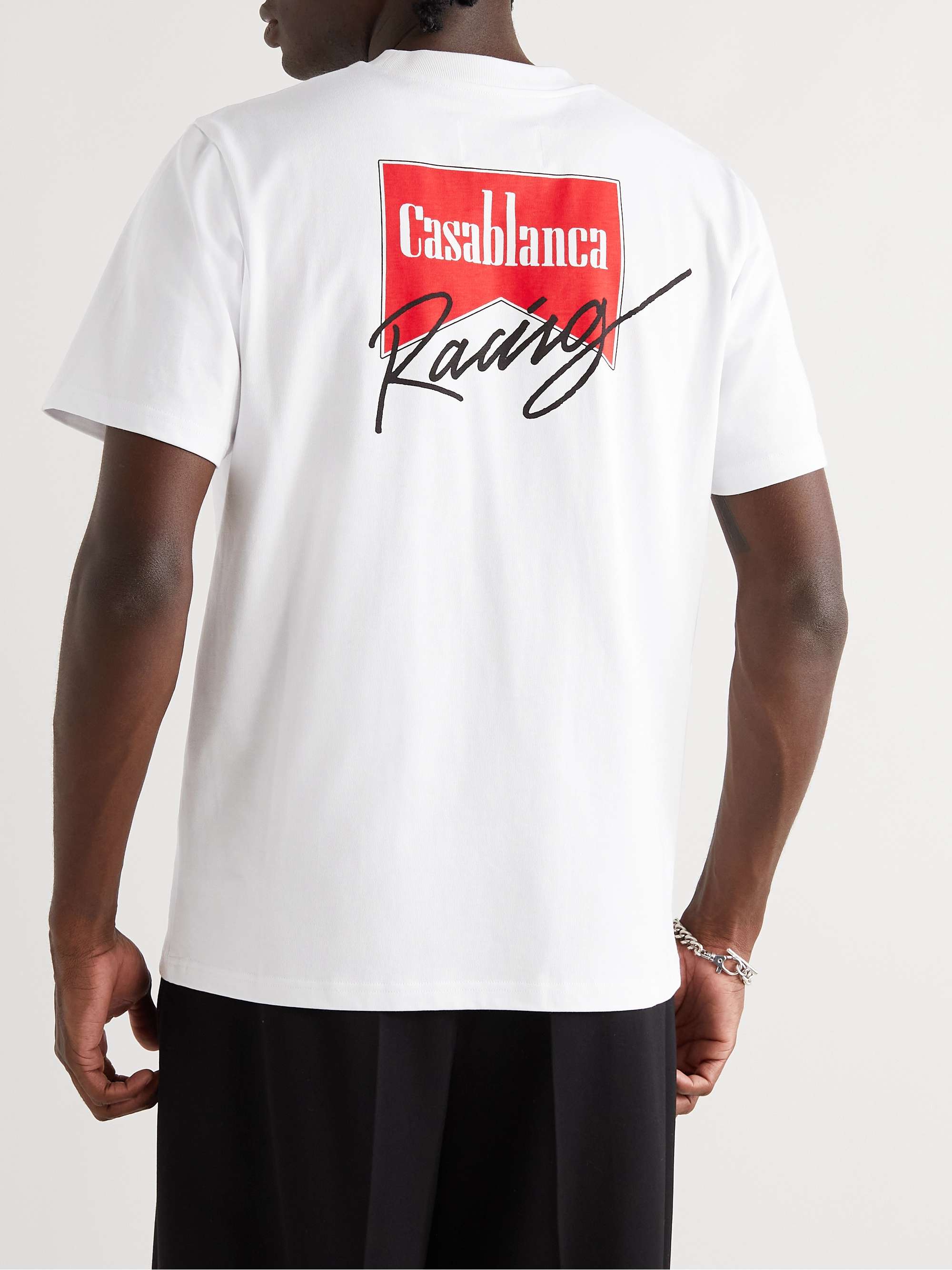 CASABLANCA Logo-Print Cotton-Jersey T-Shirt