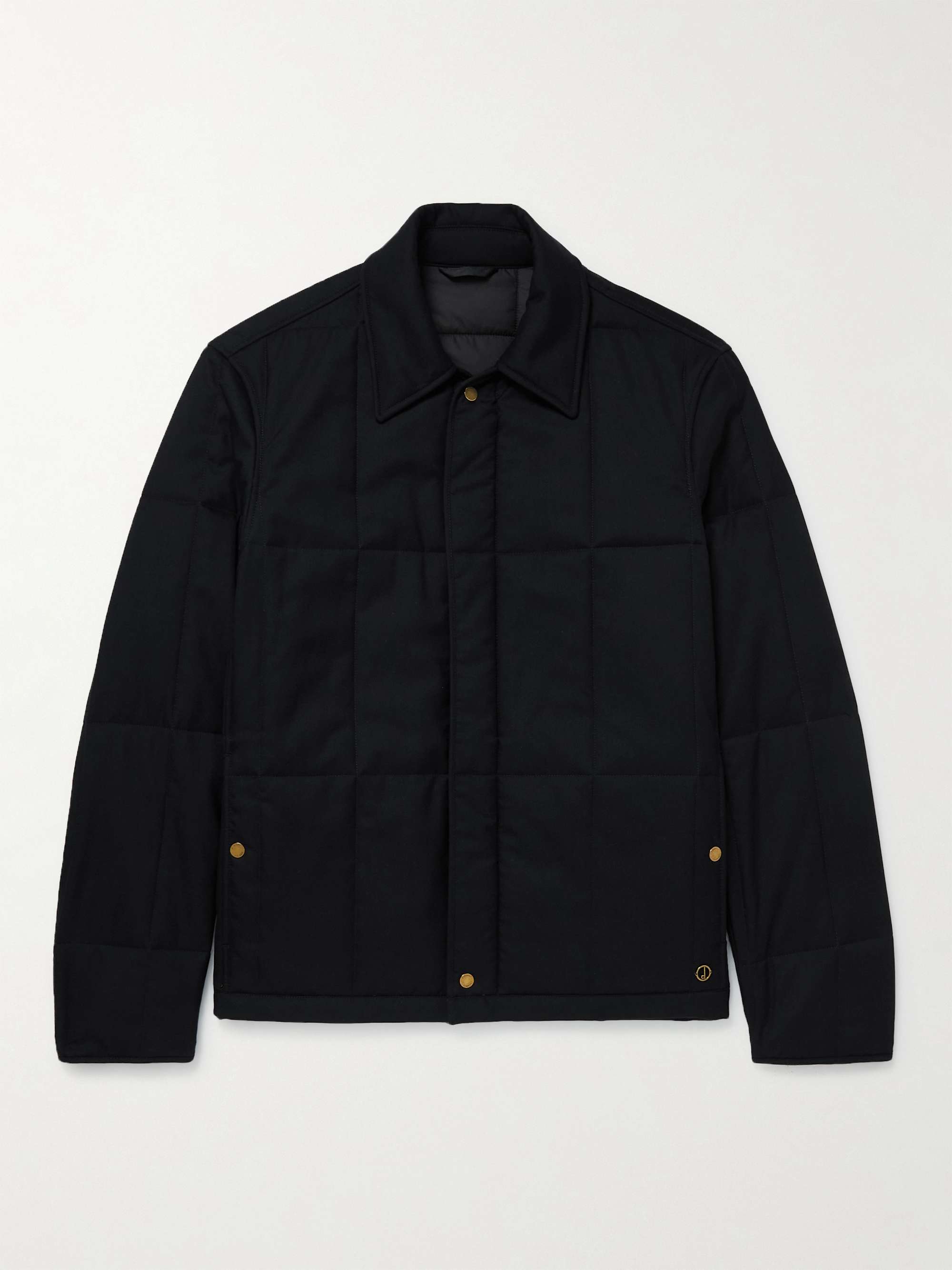 DUNHILL Padded Quilted Cashmere Jacket