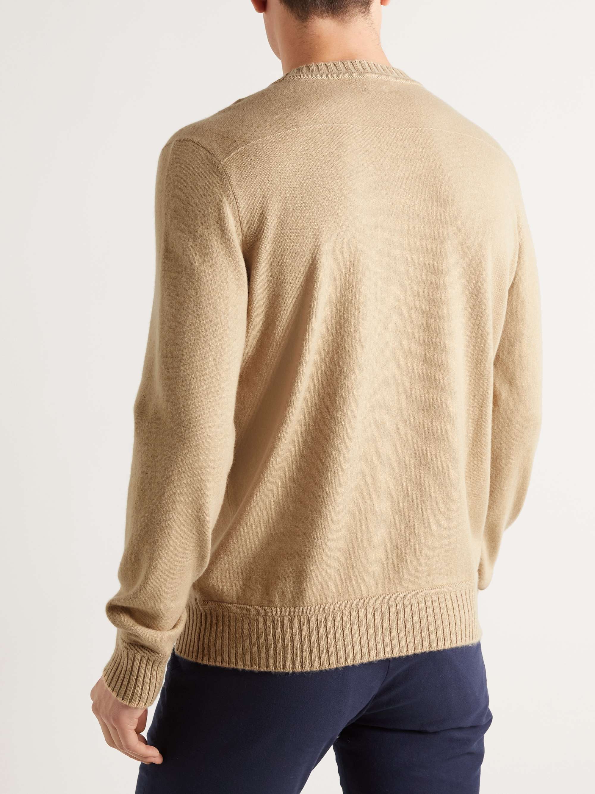ERMENEGILDO ZEGNA Cotton and Cashmere-Blend Sweater