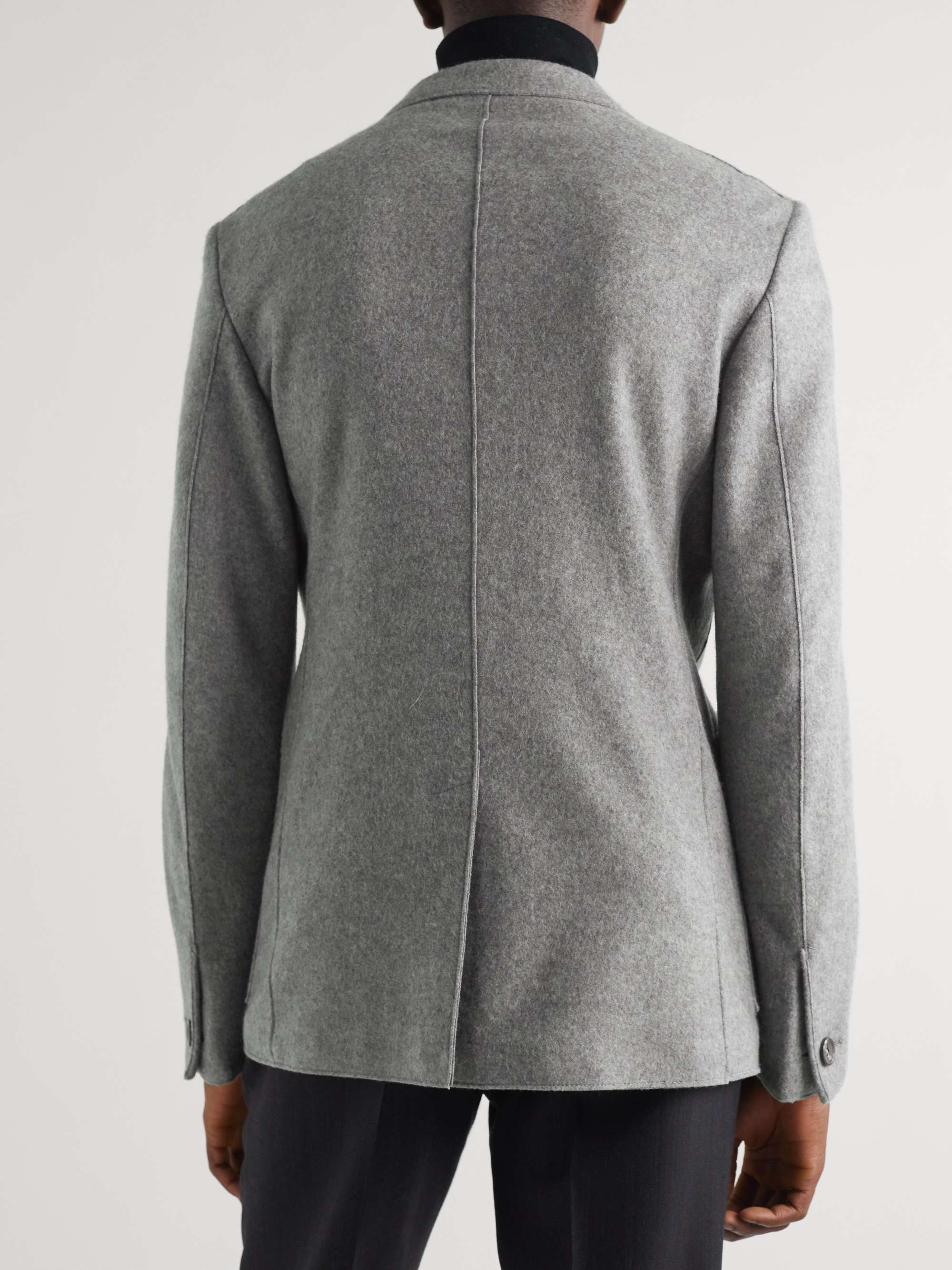 ERMENEGILDO ZEGNA Cashmere and Wool-Blend Felt Suit Jacket