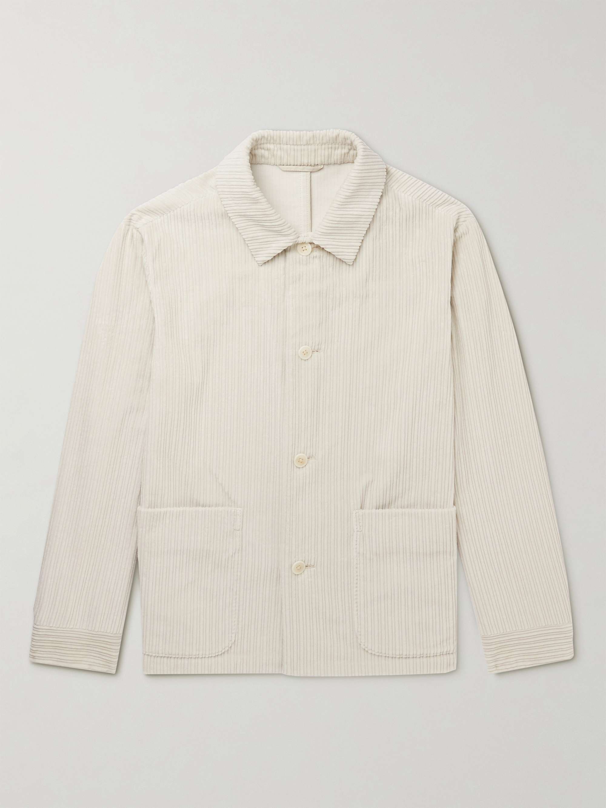 ERMENEGILDO ZEGNA Cotton and Cashmere-Blend Corduroy Jacket
