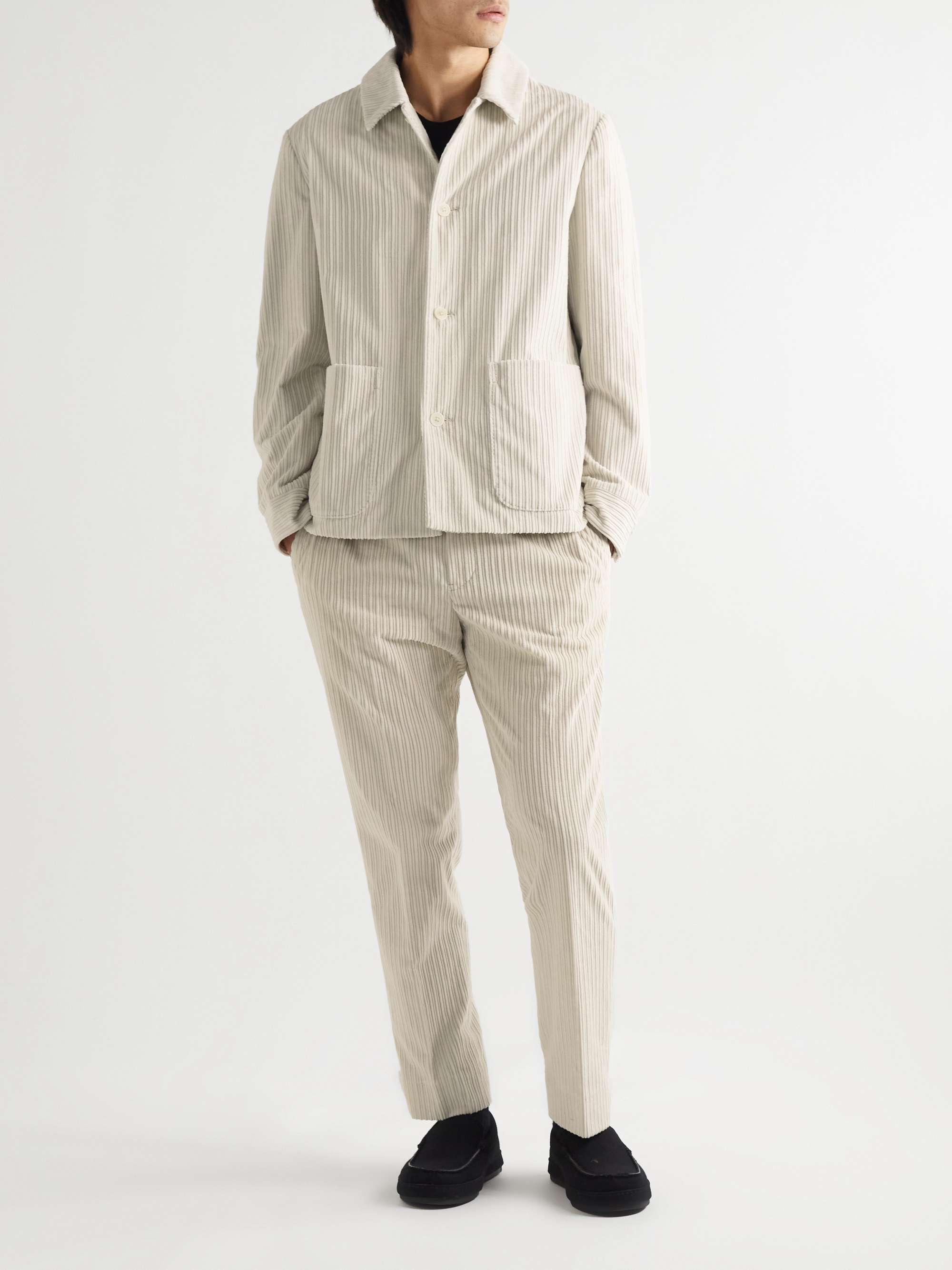 ZEGNA Cotton and Cashmere-Blend Corduroy Jacket