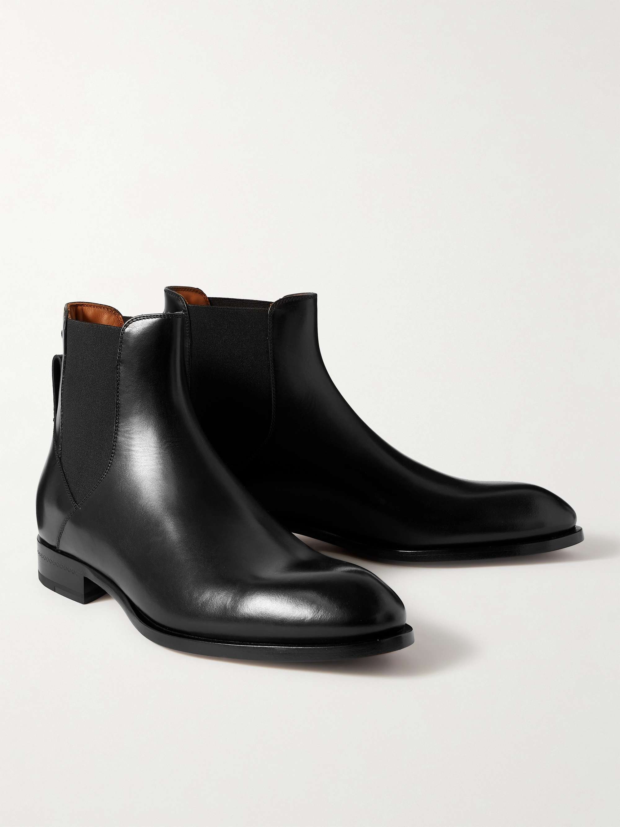 ERMENEGILDO ZEGNA Leather Chelsea Boots