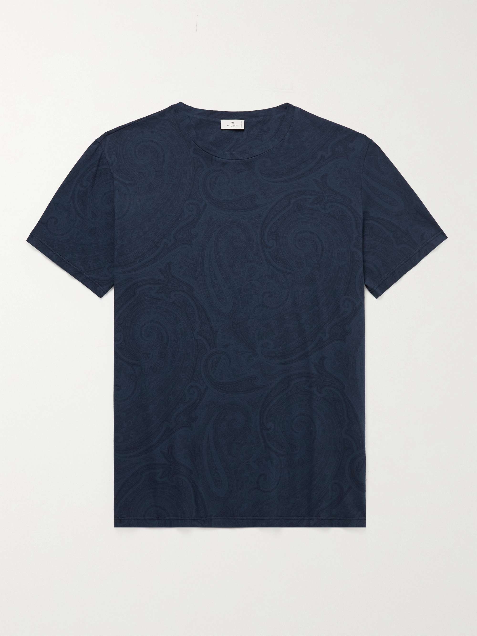 ETRO Paisley-Print Cotton-Jersey T-Shirt