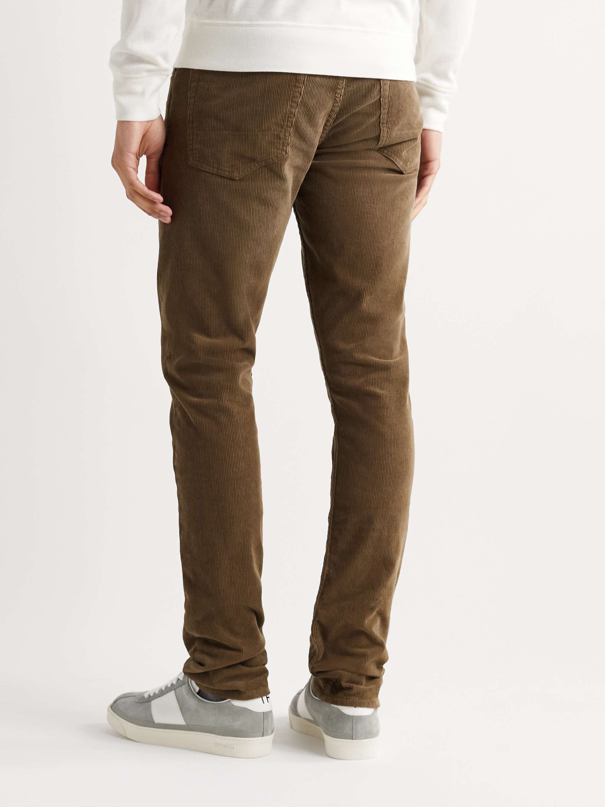 TOM FORD Slim-Fit Cotton-Blend Corduroy Trousers