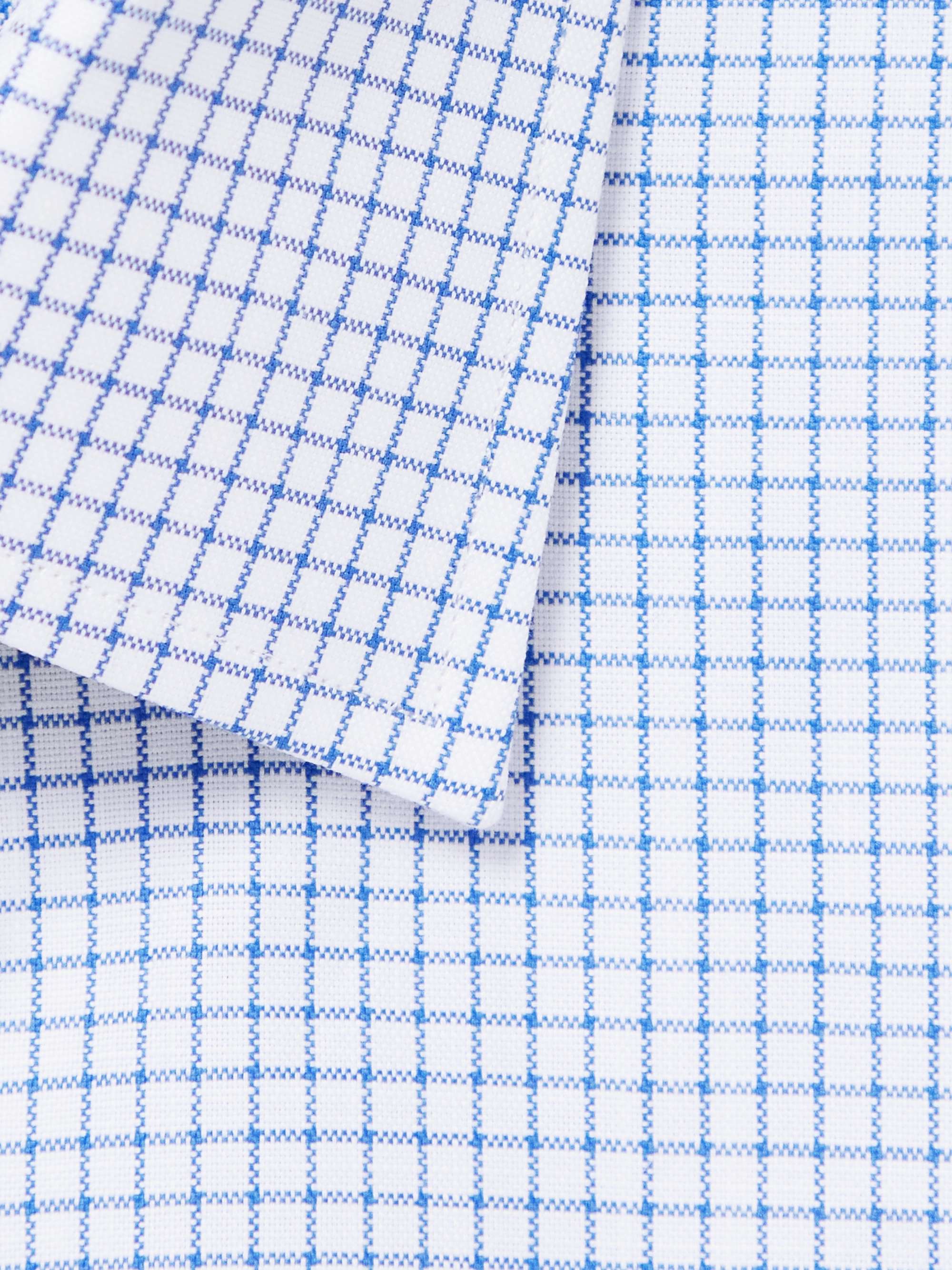 TOM FORD Slim-Fit Cutaway-Collar Checked Cotton Shirt