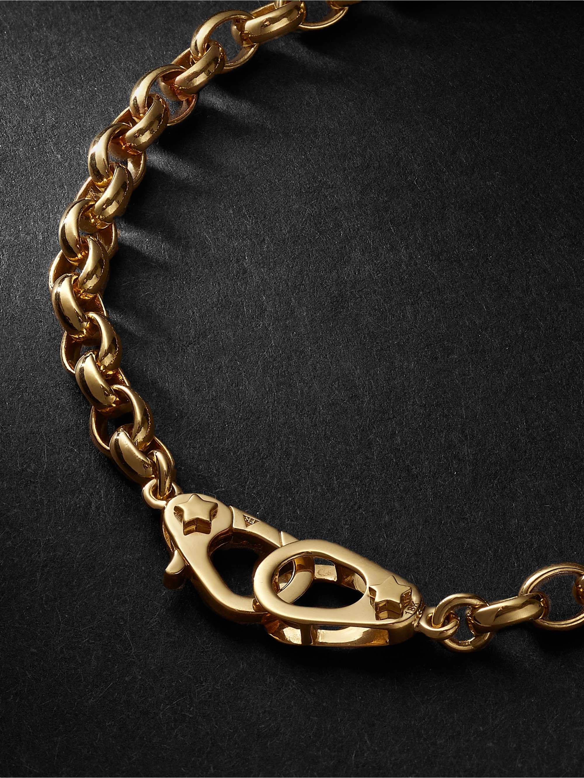 FOUNDRAE Sister Hook 18-Karat Gold Bracelet