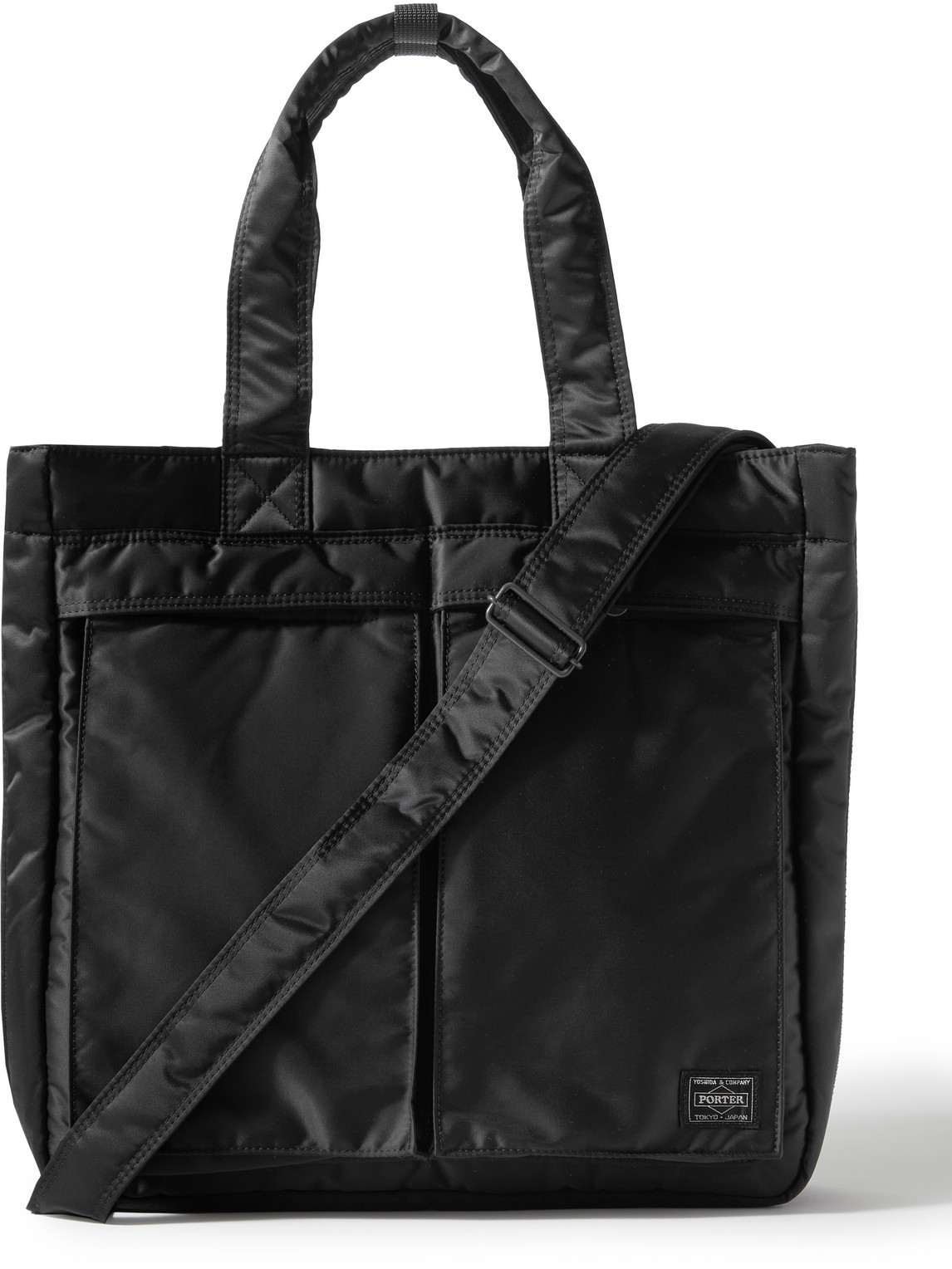 Porter, Yoshida & Co Tanker 2way Nylon Tote Bag In Black