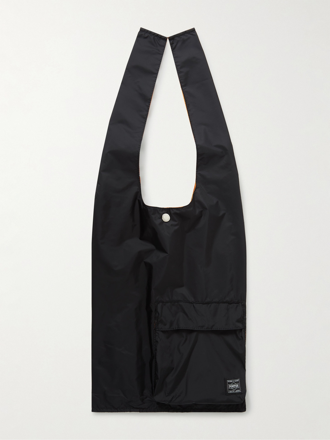 Porter, Yoshida & Co Grocery Logo-print Nylon Tote Bag In Black