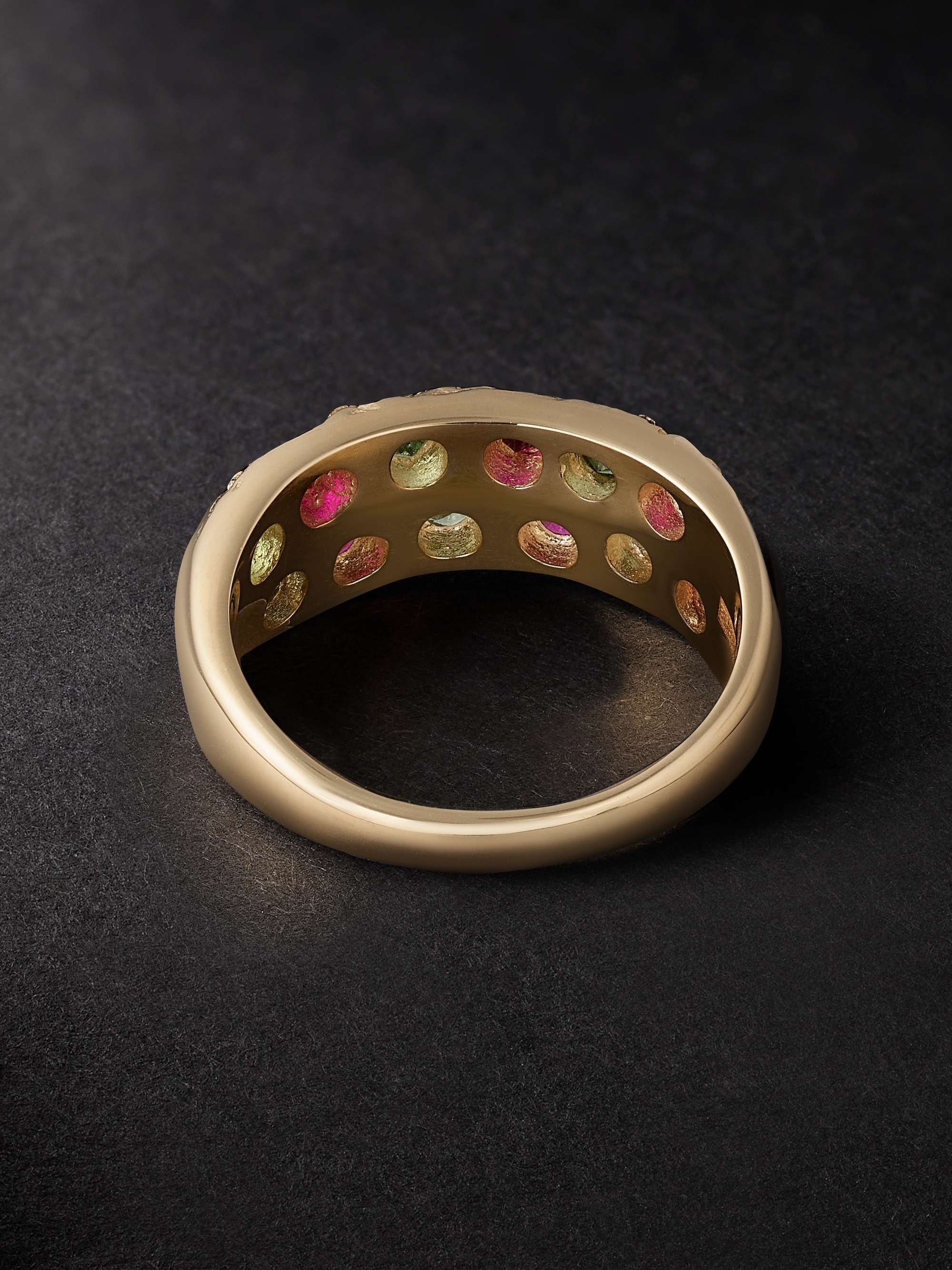 BLEUE BURNHAM 9-Karat Recycled Gold Sapphire Ring