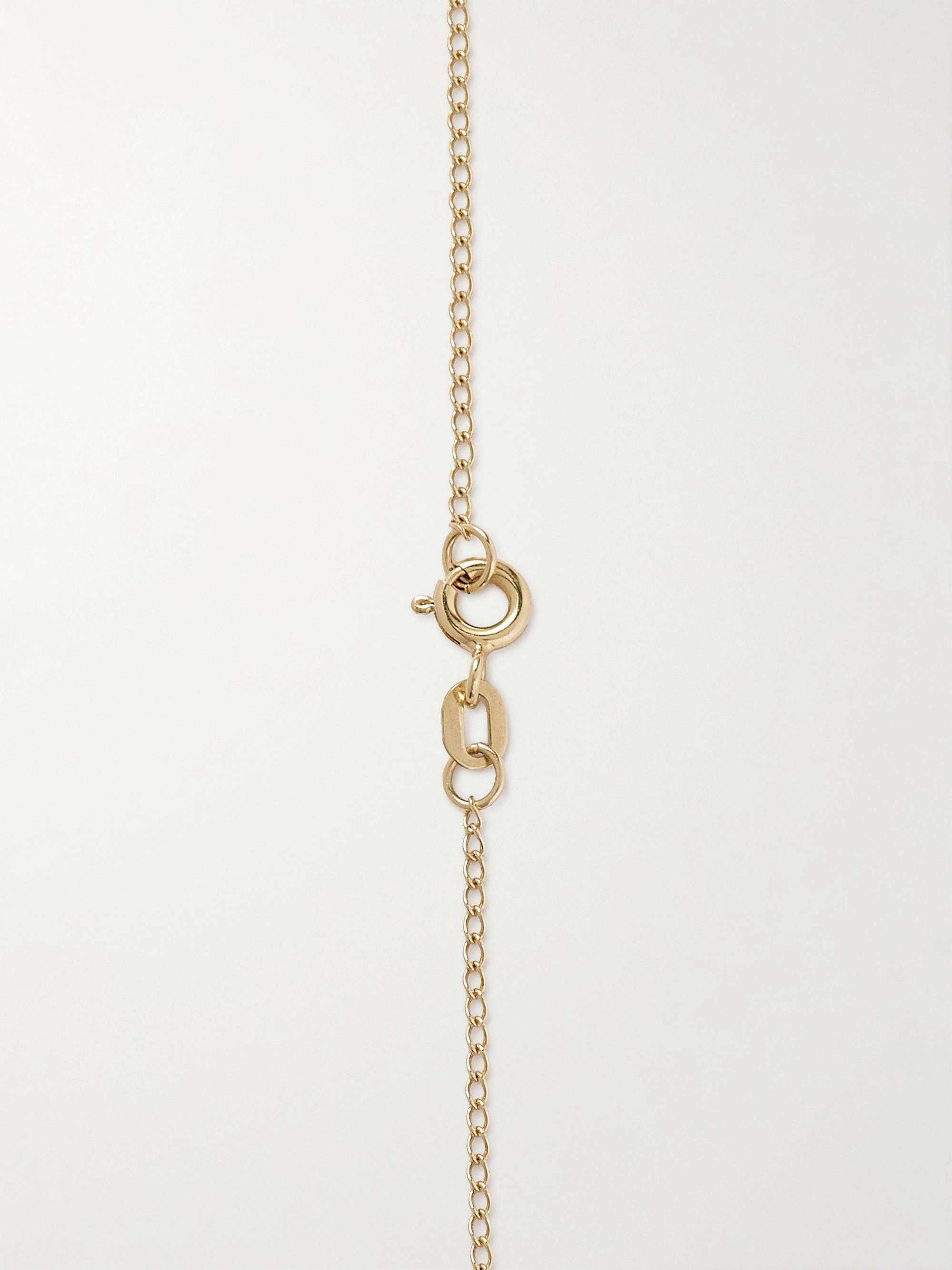 BLEUE BURNHAM The Portrait 9-Karat Recycled Gold Pendant Necklace