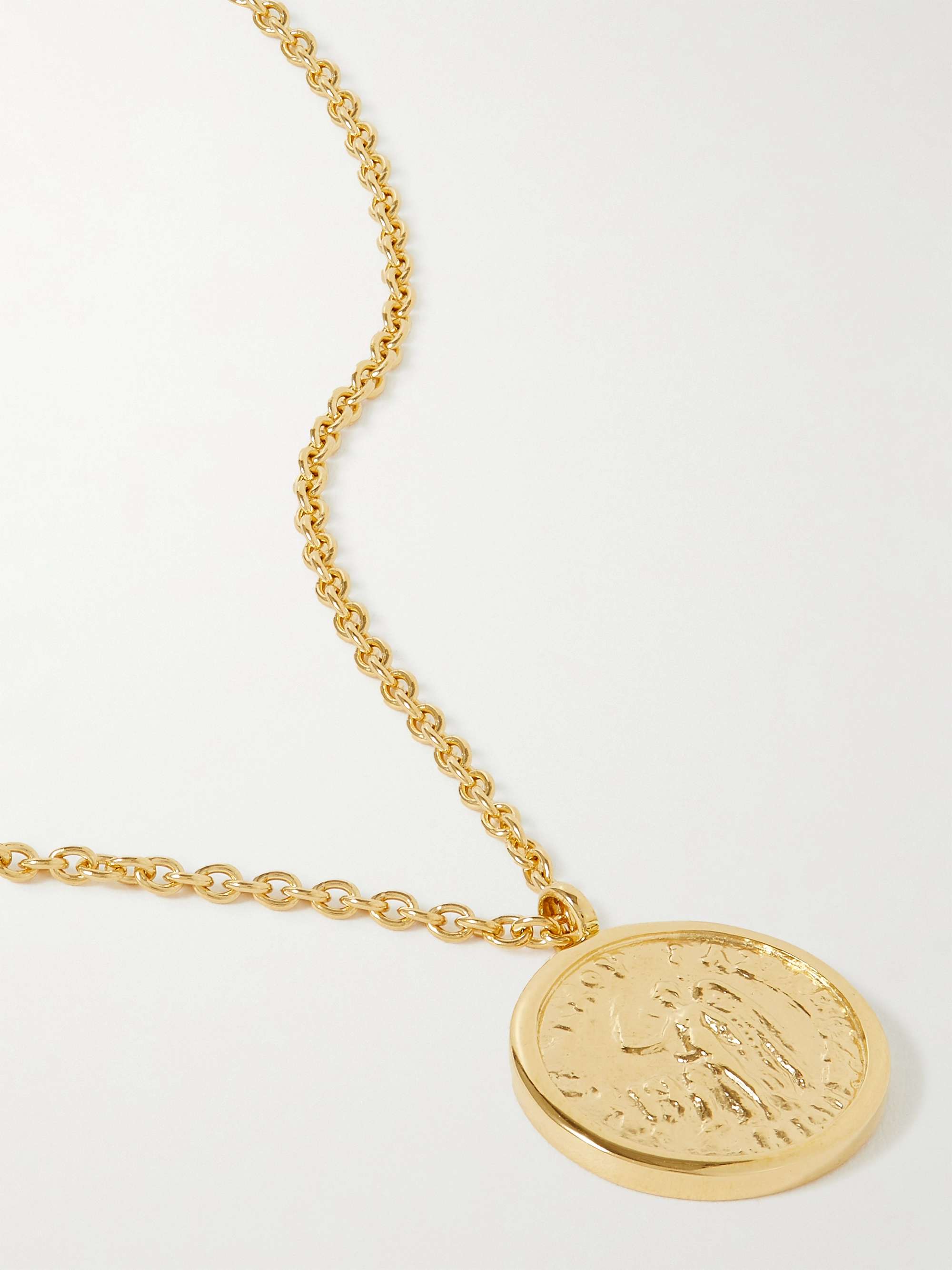 TOM WOOD Angel Gold-Plated Necklace