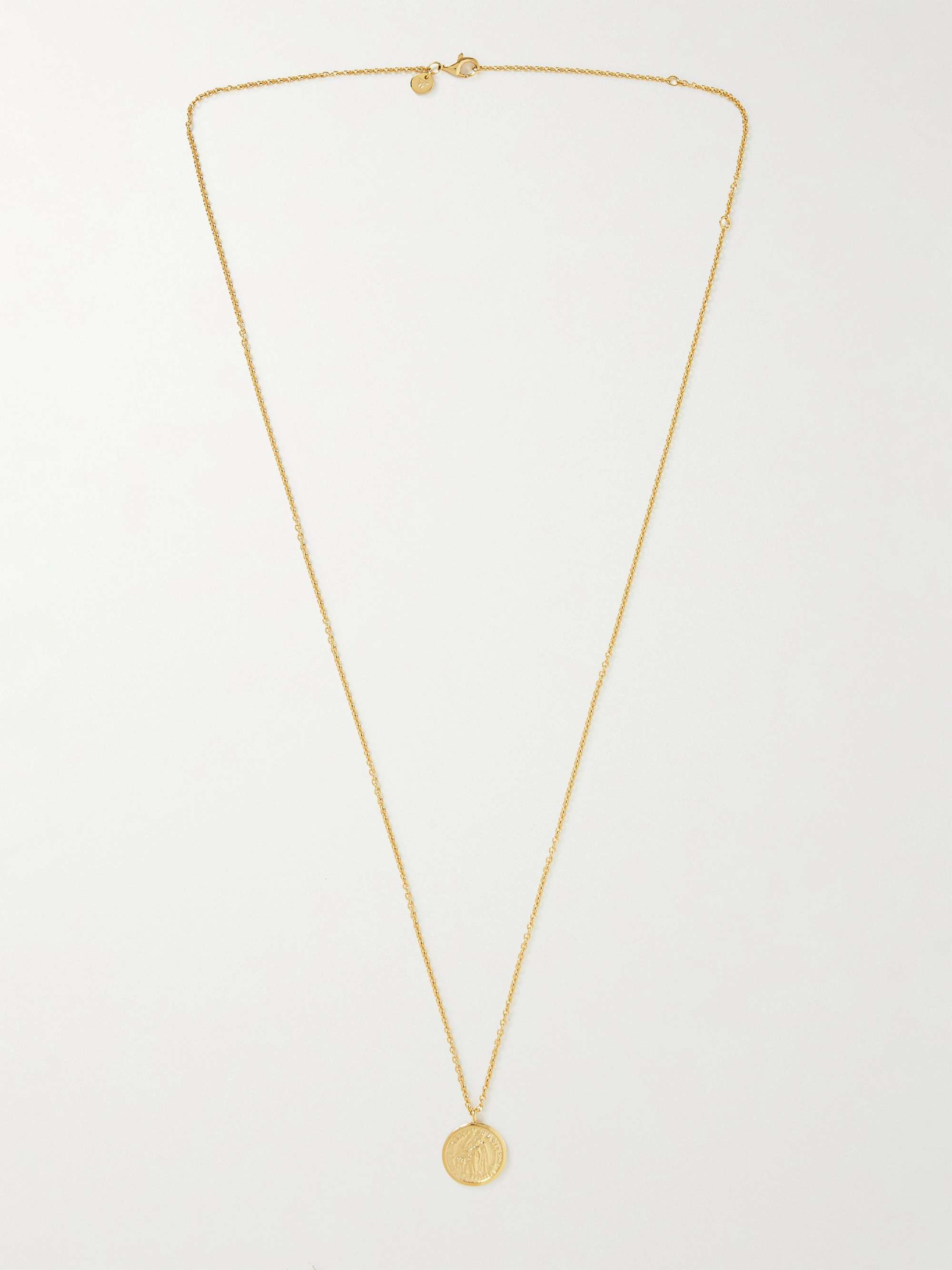 TOM WOOD Angel Gold-Plated Necklace