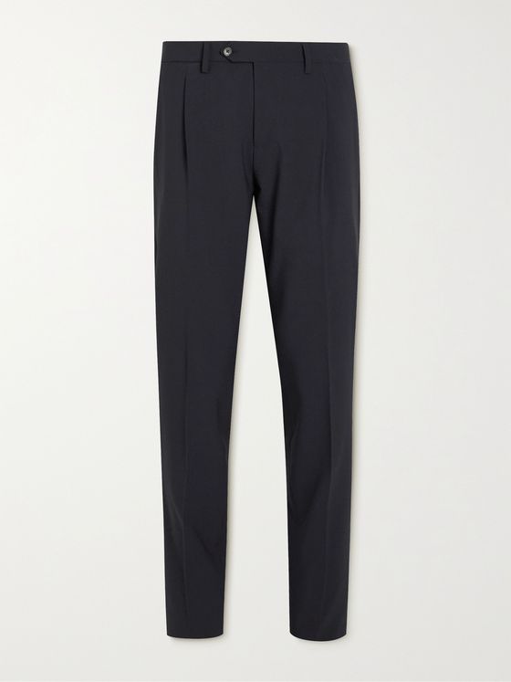 mens wool trousers slim fit