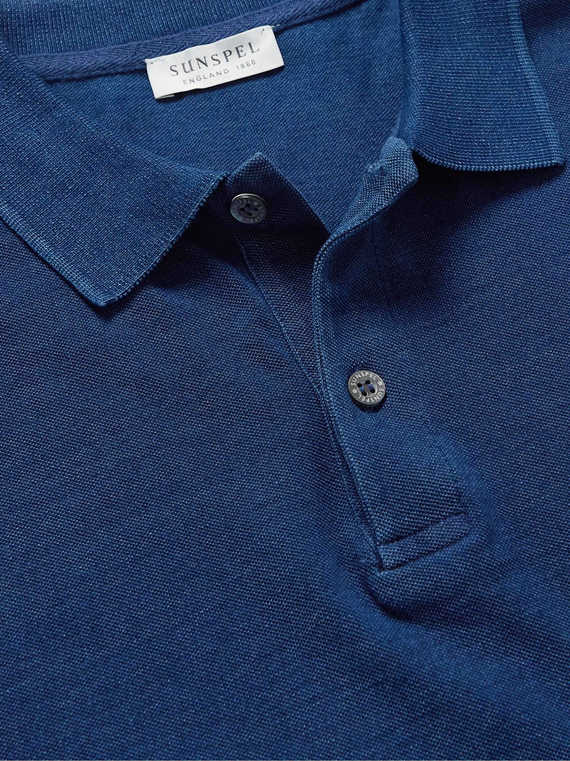 SUNSPEL Pima Cotton-Piqué Polo Shirt