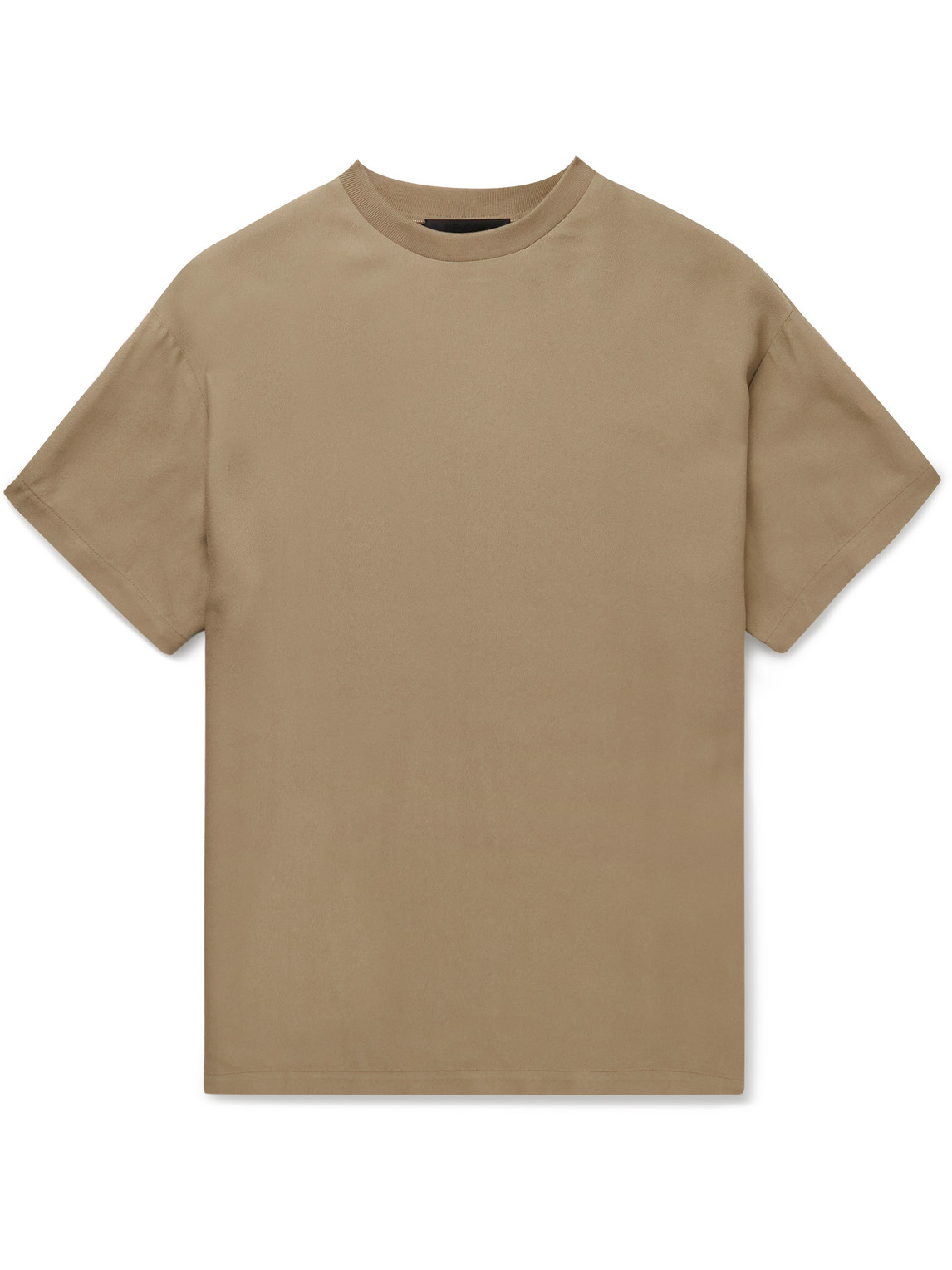 Oversized Satin-Crepe T-Shirt