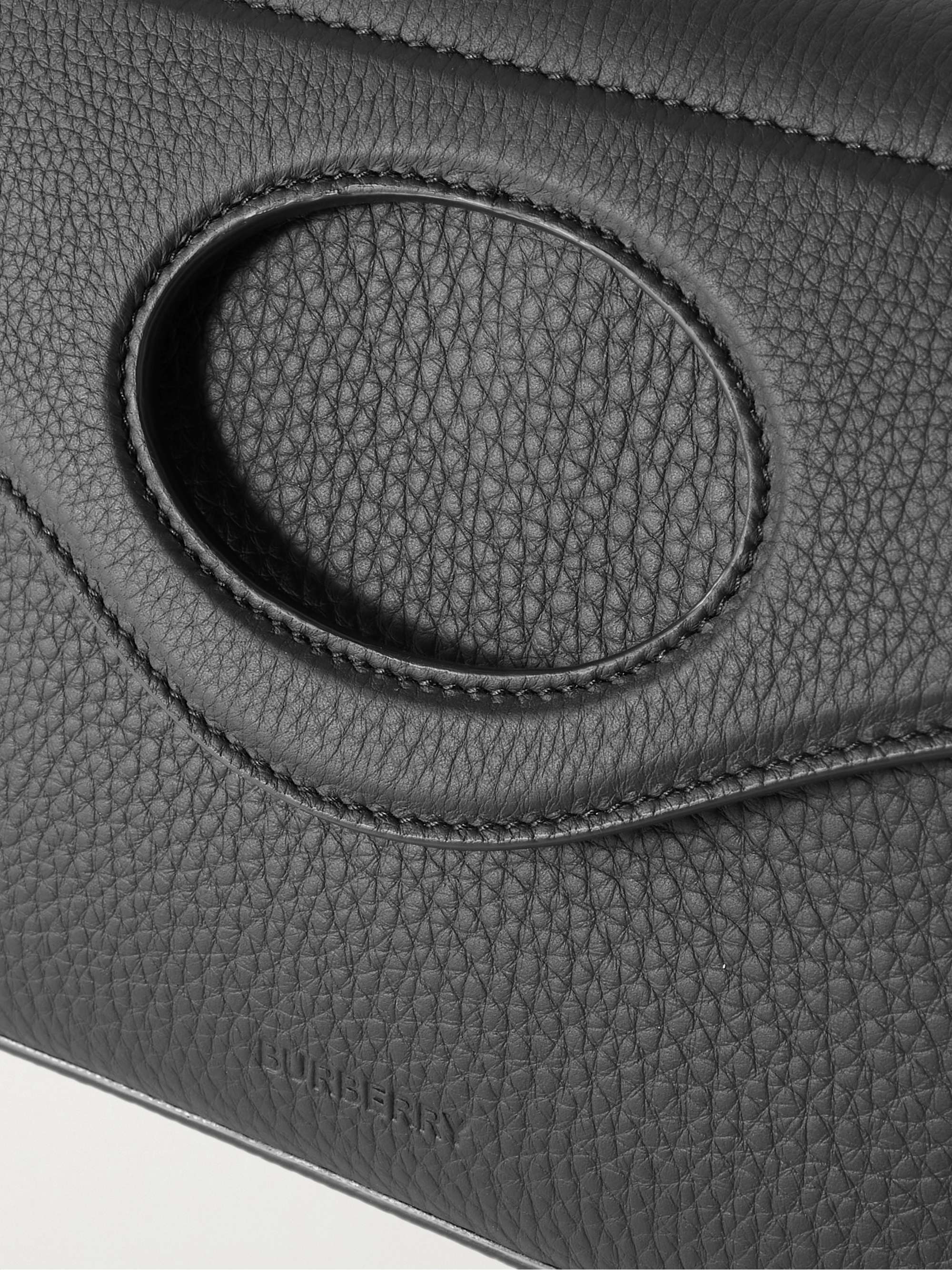 BURBERRY Full-Grain Leather Belt Bag