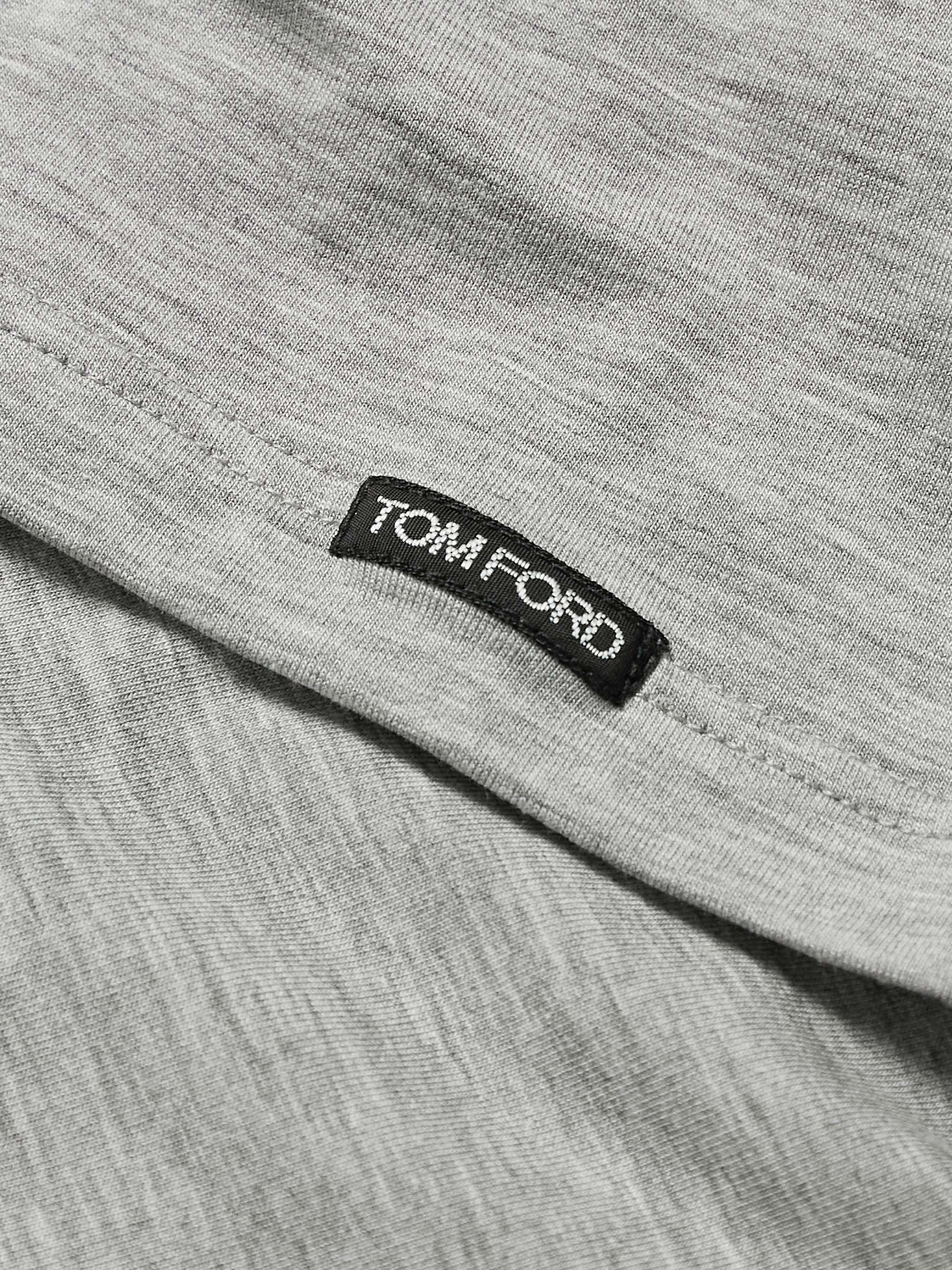 TOM FORD Stretch Cotton and Modal-Blend T-Shirt