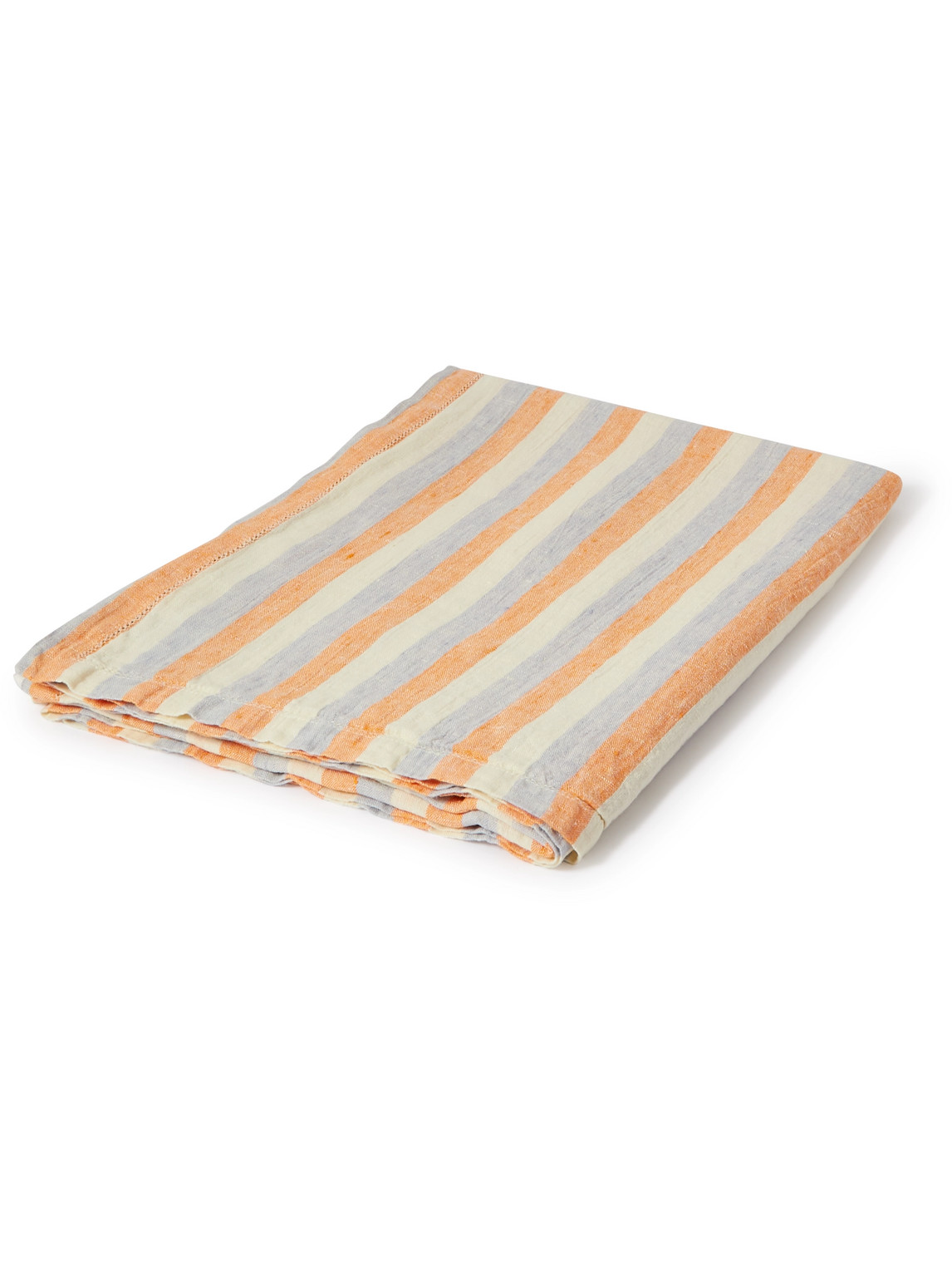 Frescobol Carioca Striped Linen Beach Towel In Multi