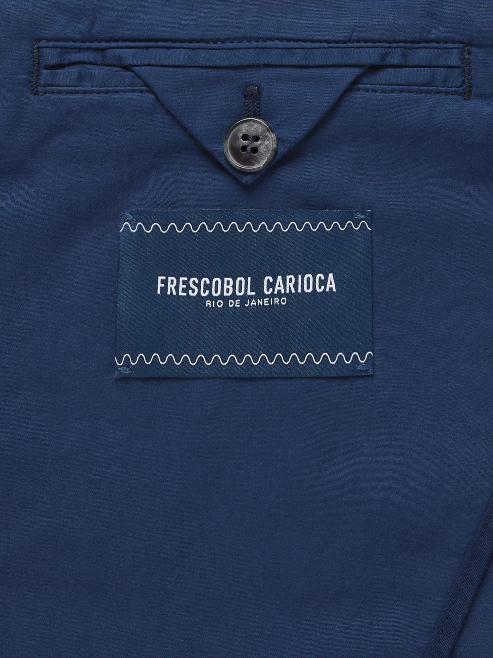 FRESCOBOL CARIOCA Paulo Unstructured Cotton-Blend Blazer