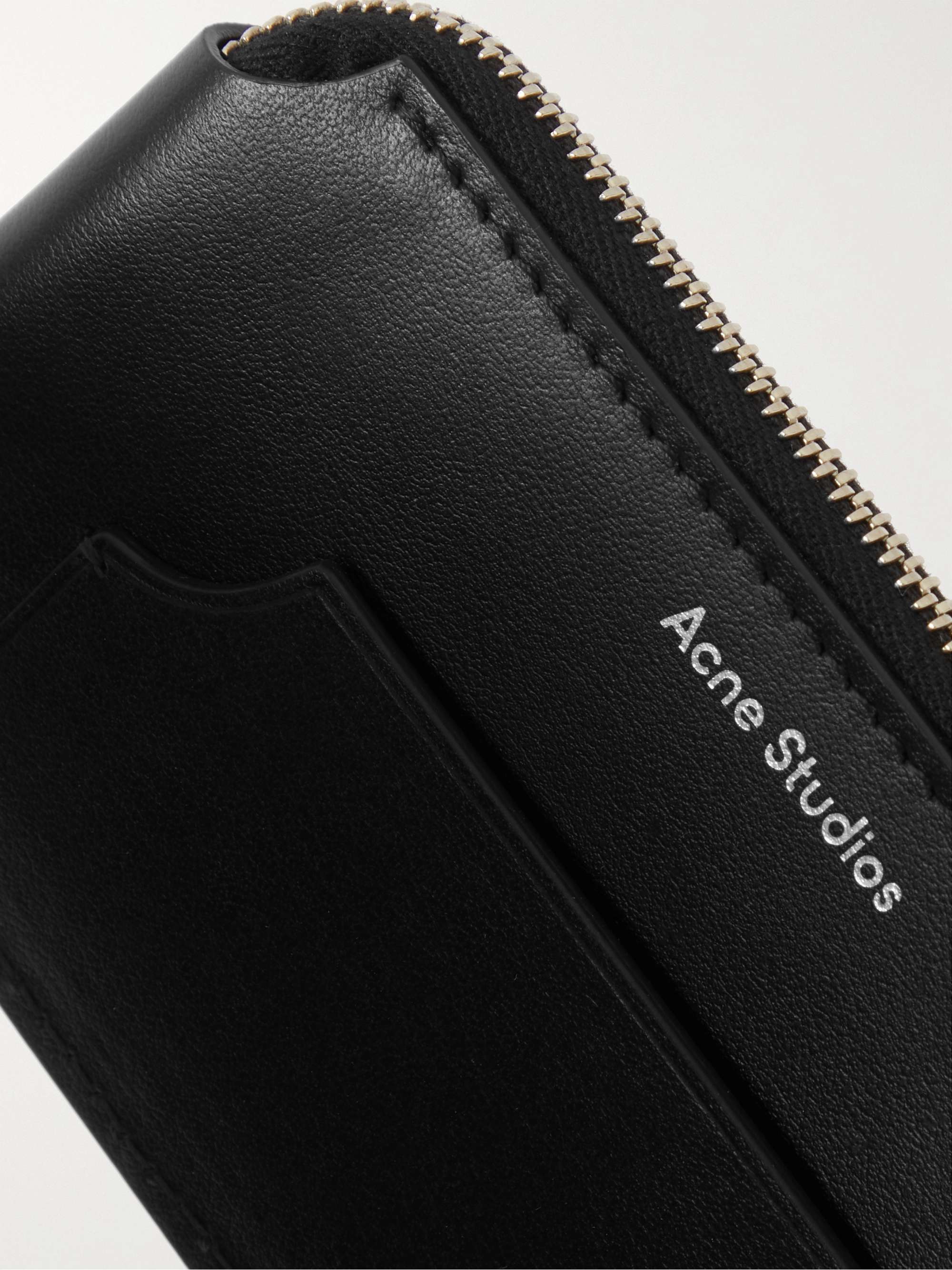 ACNE STUDIOS Leather Zip-Around Wallet