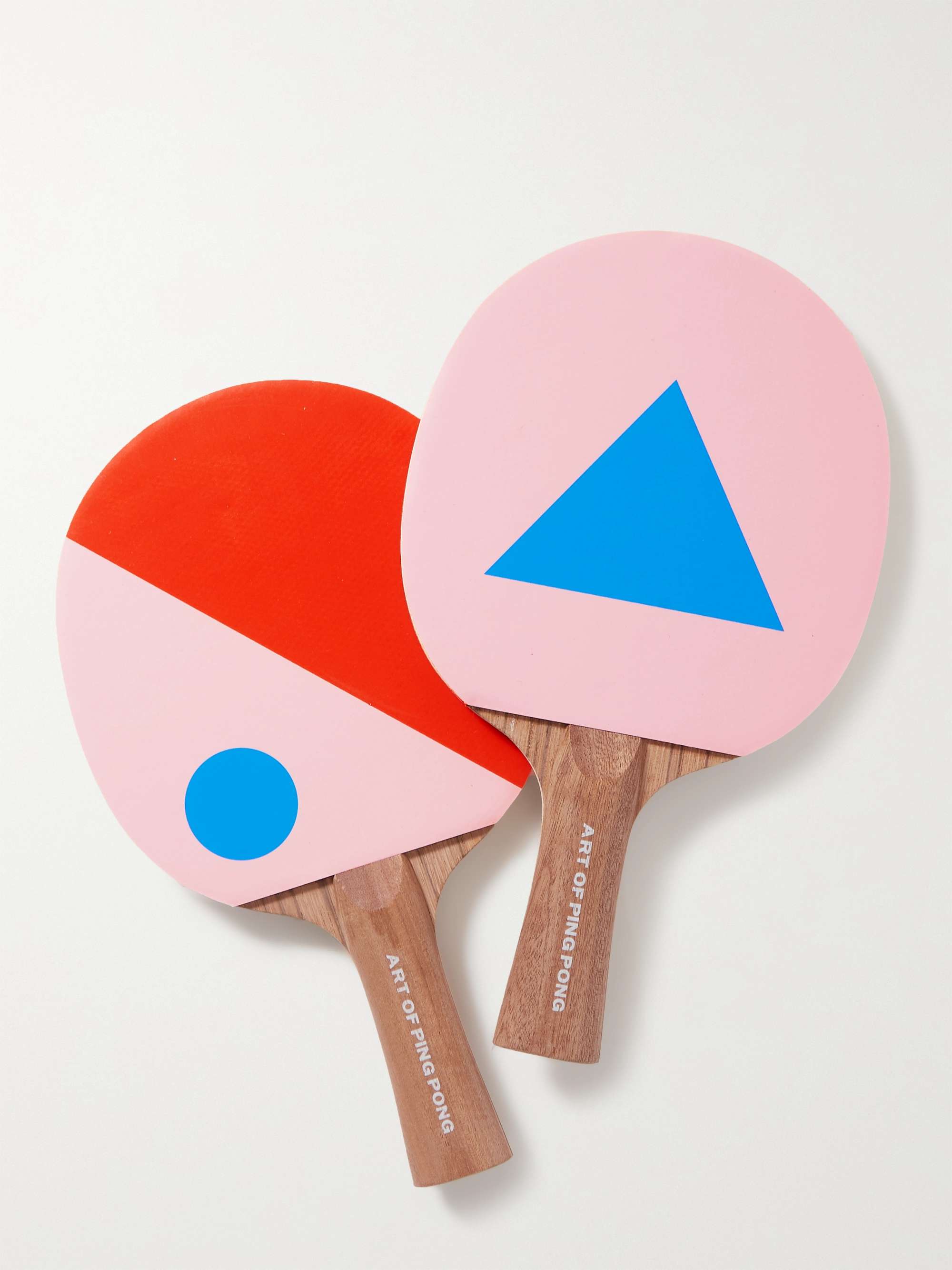 THE ART OF PING PONG Set of Two Ping Pong Bats