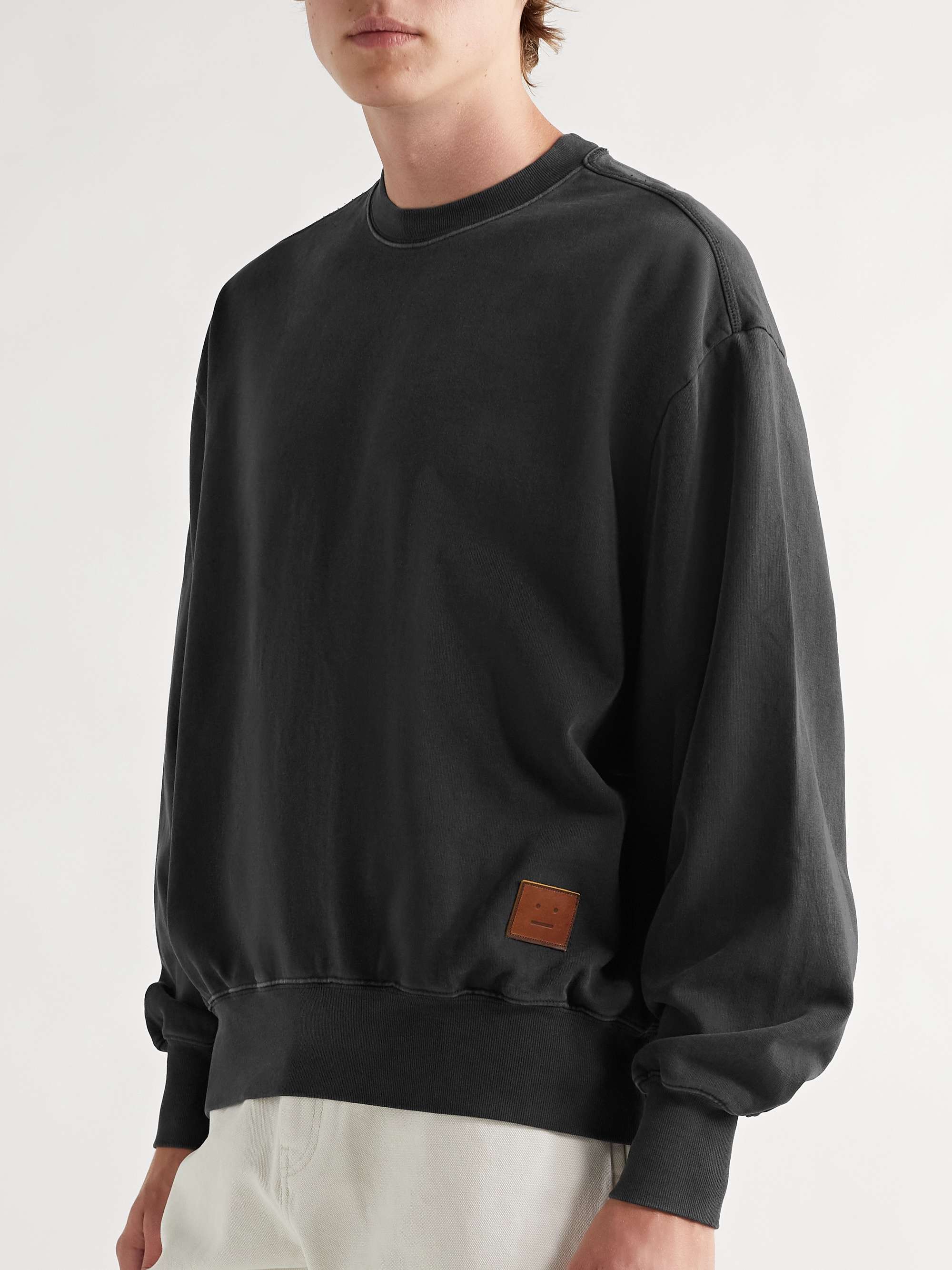 Fiah Logo-Appliquéd Printed Cotton-Jersey Sweatshirt