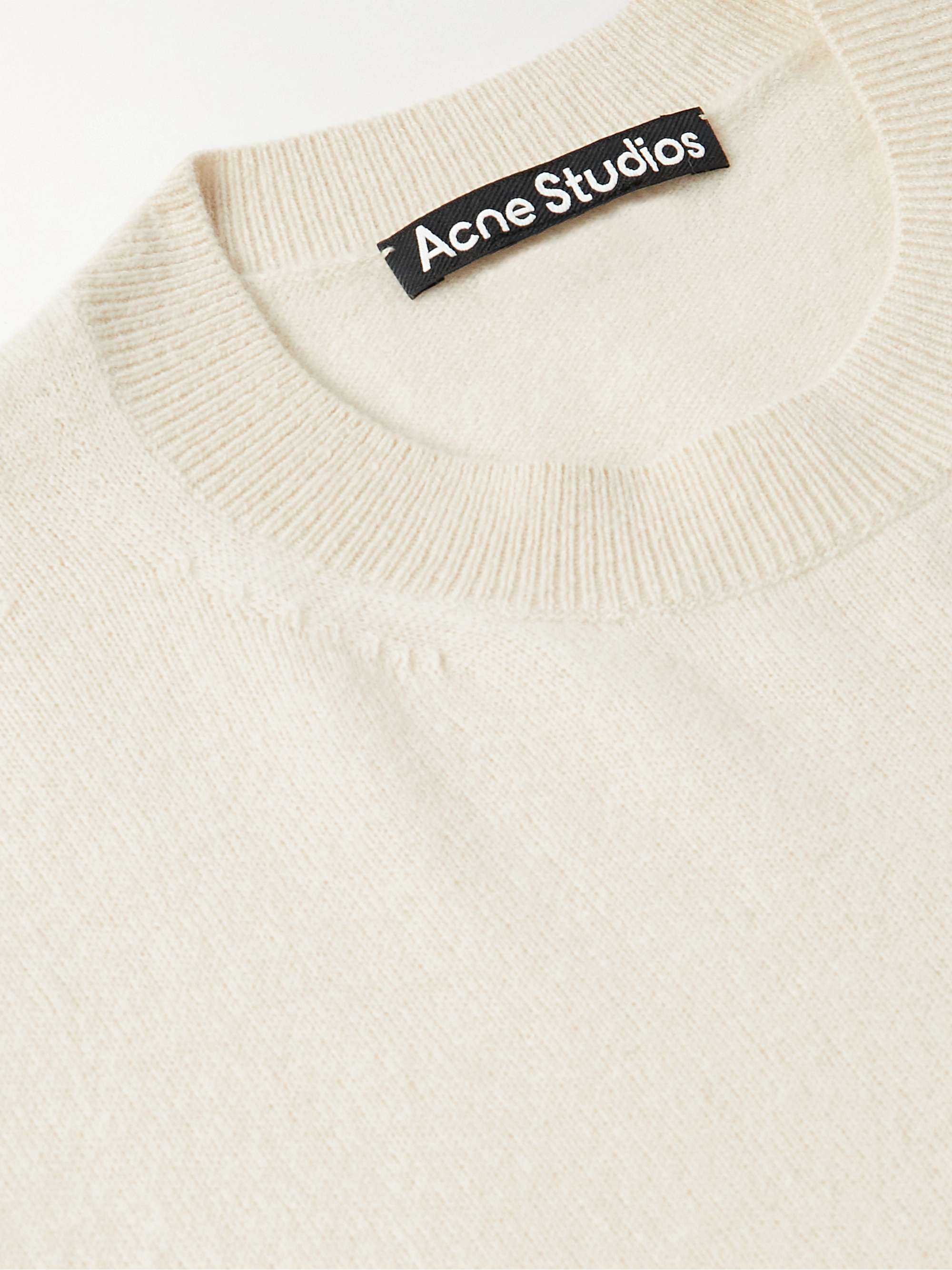 ACNE STUDIOS Kalon Logo-Appliquéd Wool Sweater