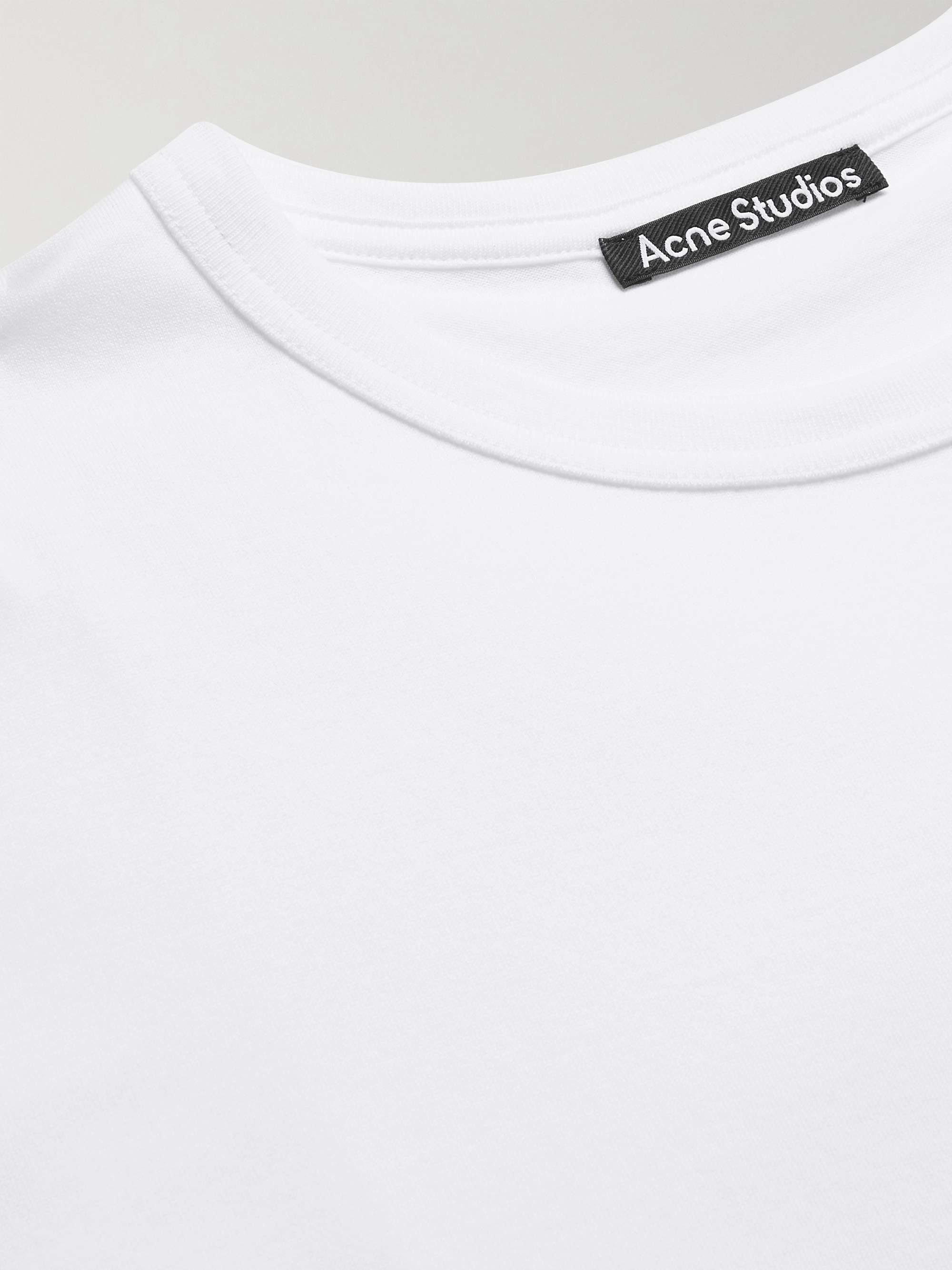 ACNE STUDIOS Exford Oversized Logo-Appliquéd Cotton-Jersey T-Shirt
