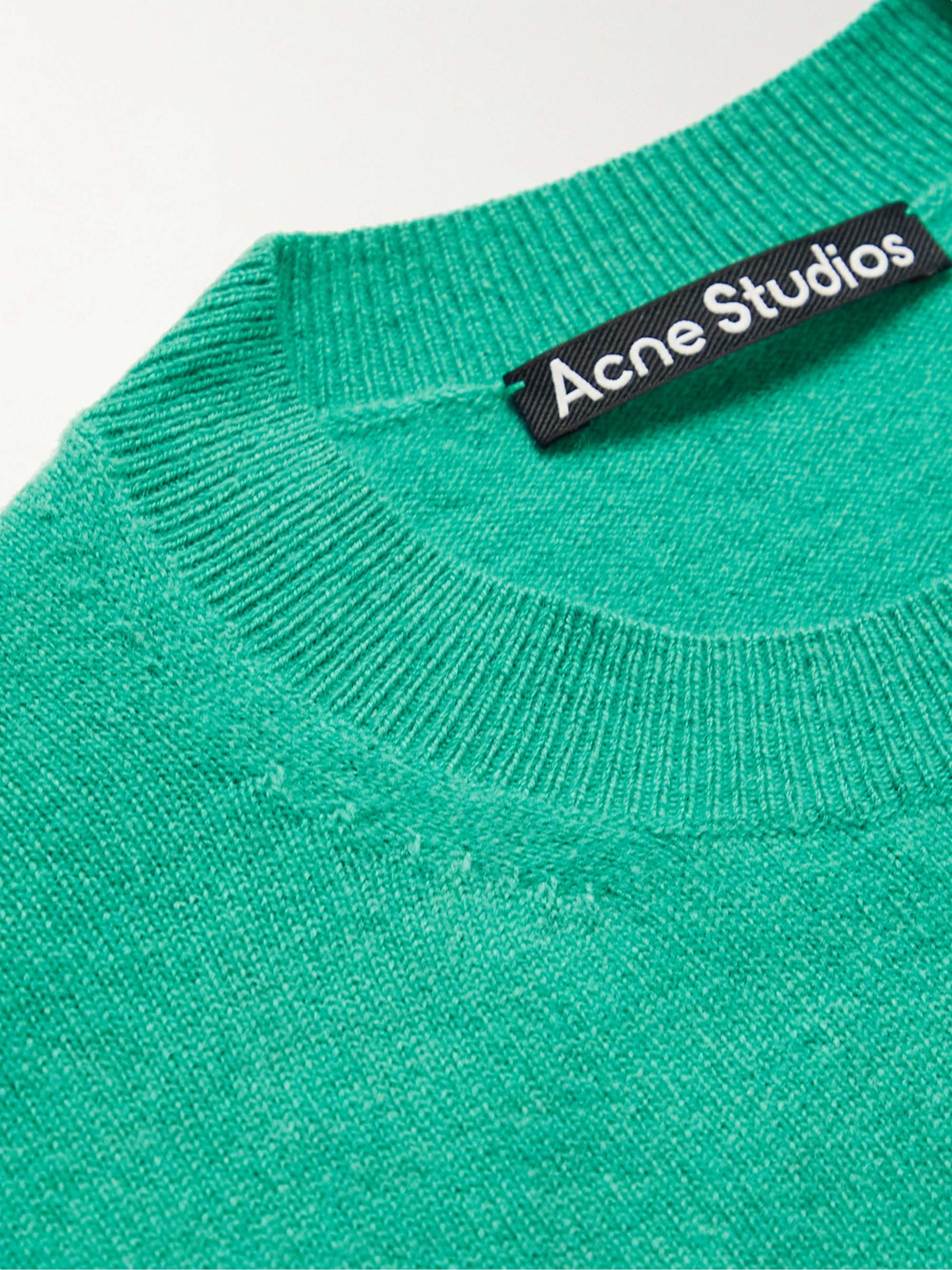 ACNE STUDIOS Kalon Logo-Appliquéd Wool Sweater