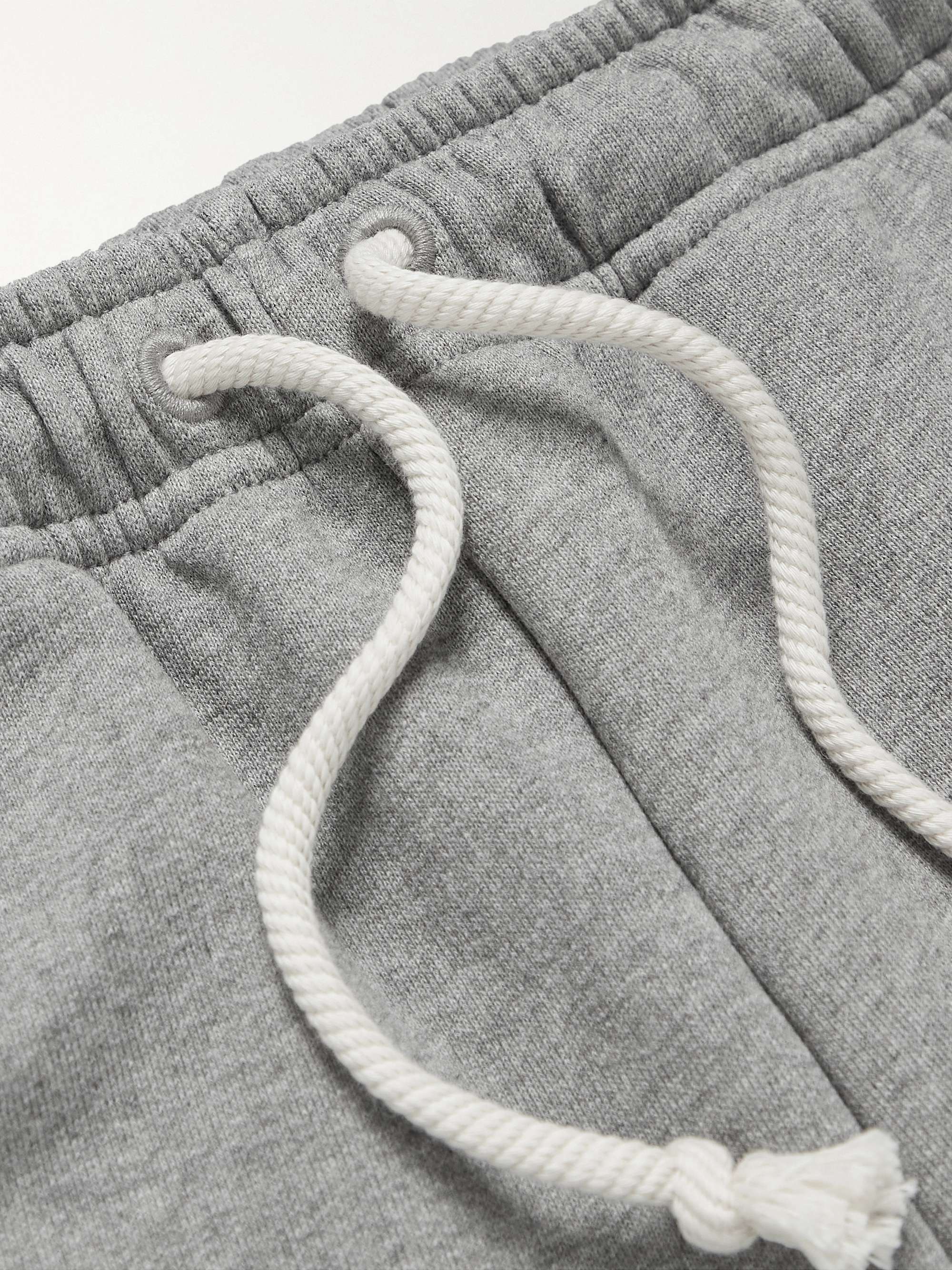 ACNE STUDIOS Tapered Garment-Dyed Cotton-Jersey Sweatpants