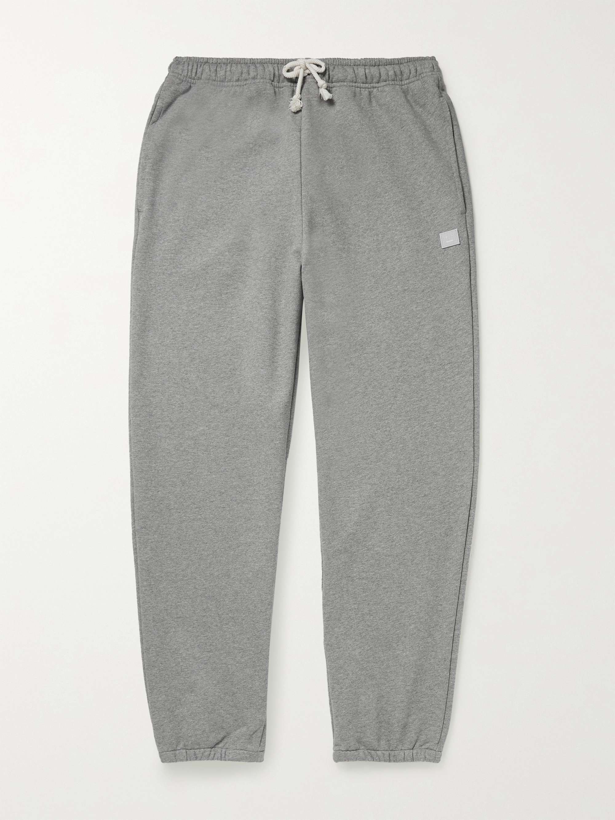 ACNE STUDIOS Tapered Garment-Dyed Cotton-Jersey Sweatpants