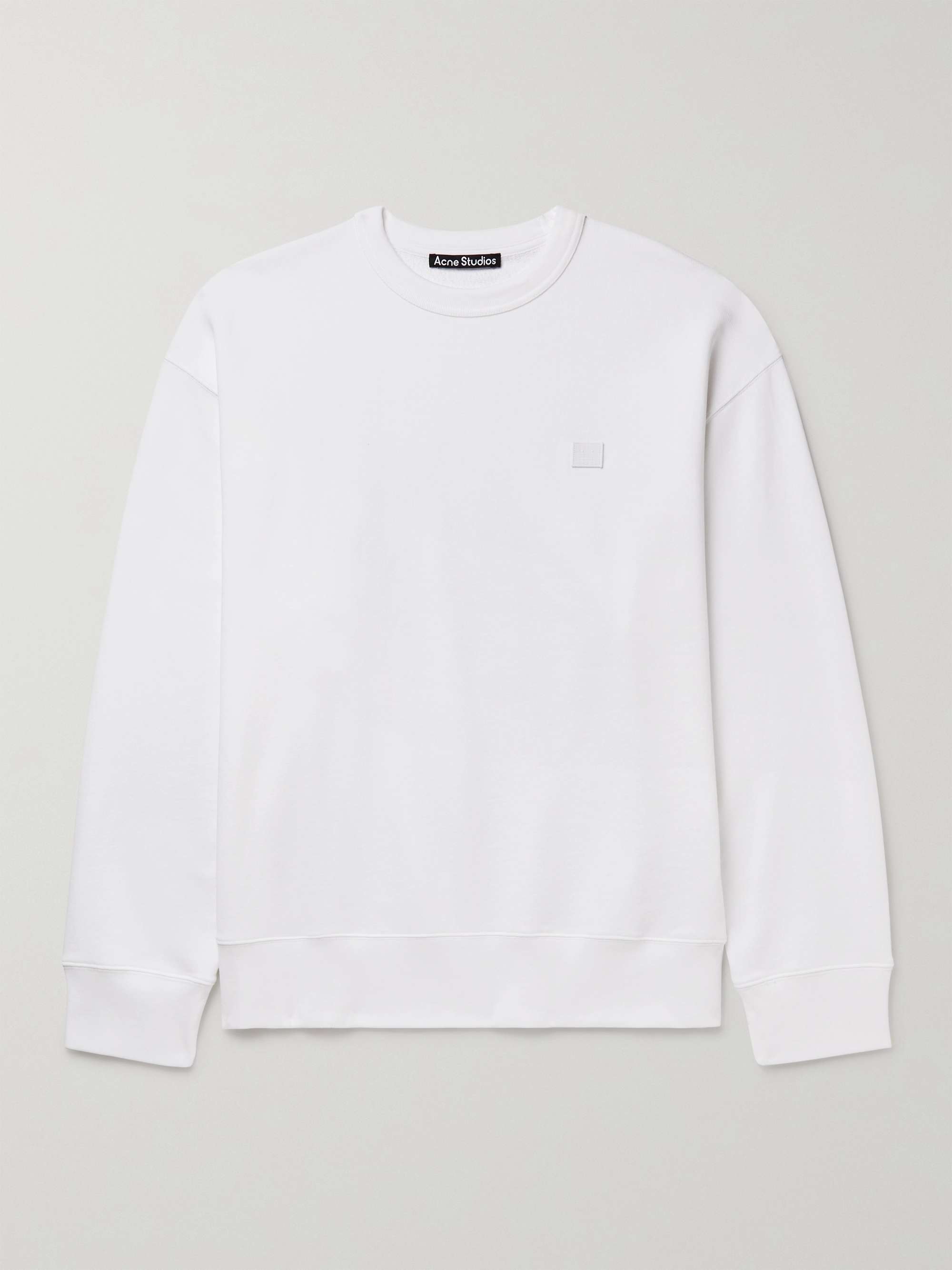 ACNE STUDIOS Fonbar Logo-Appliquéd Cotton-Jersey Sweatshirt