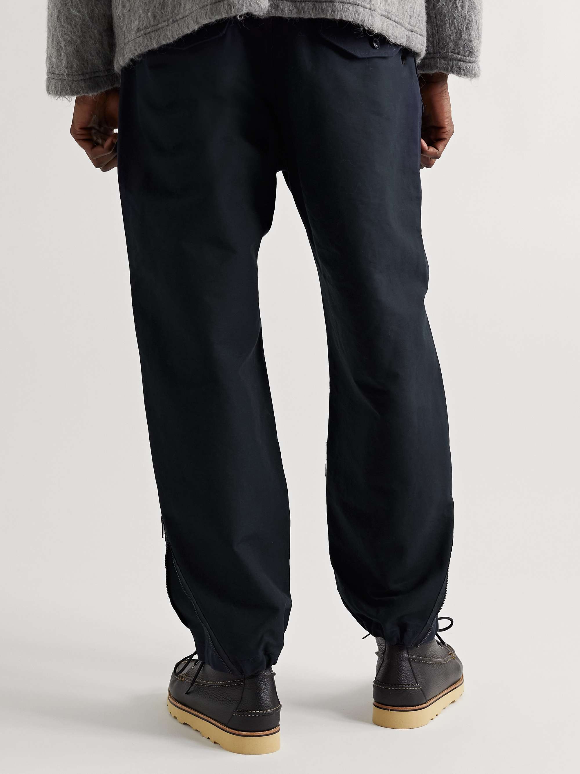 ENGINEERED GARMENTS Wide-Leg Cotton-Canvas Trousers