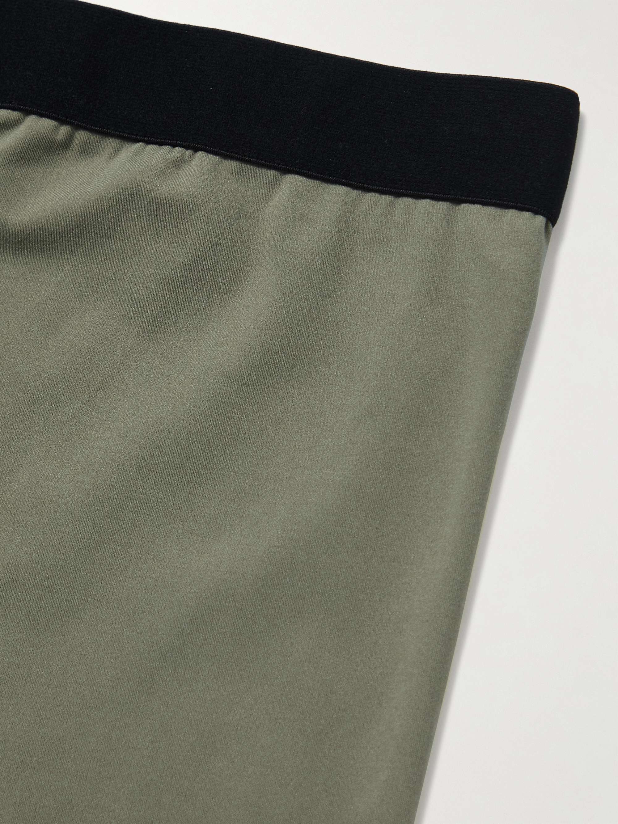 FEAR OF GOD ESSENTIALS Logo-Detailed Stretch-Jersey Shorts